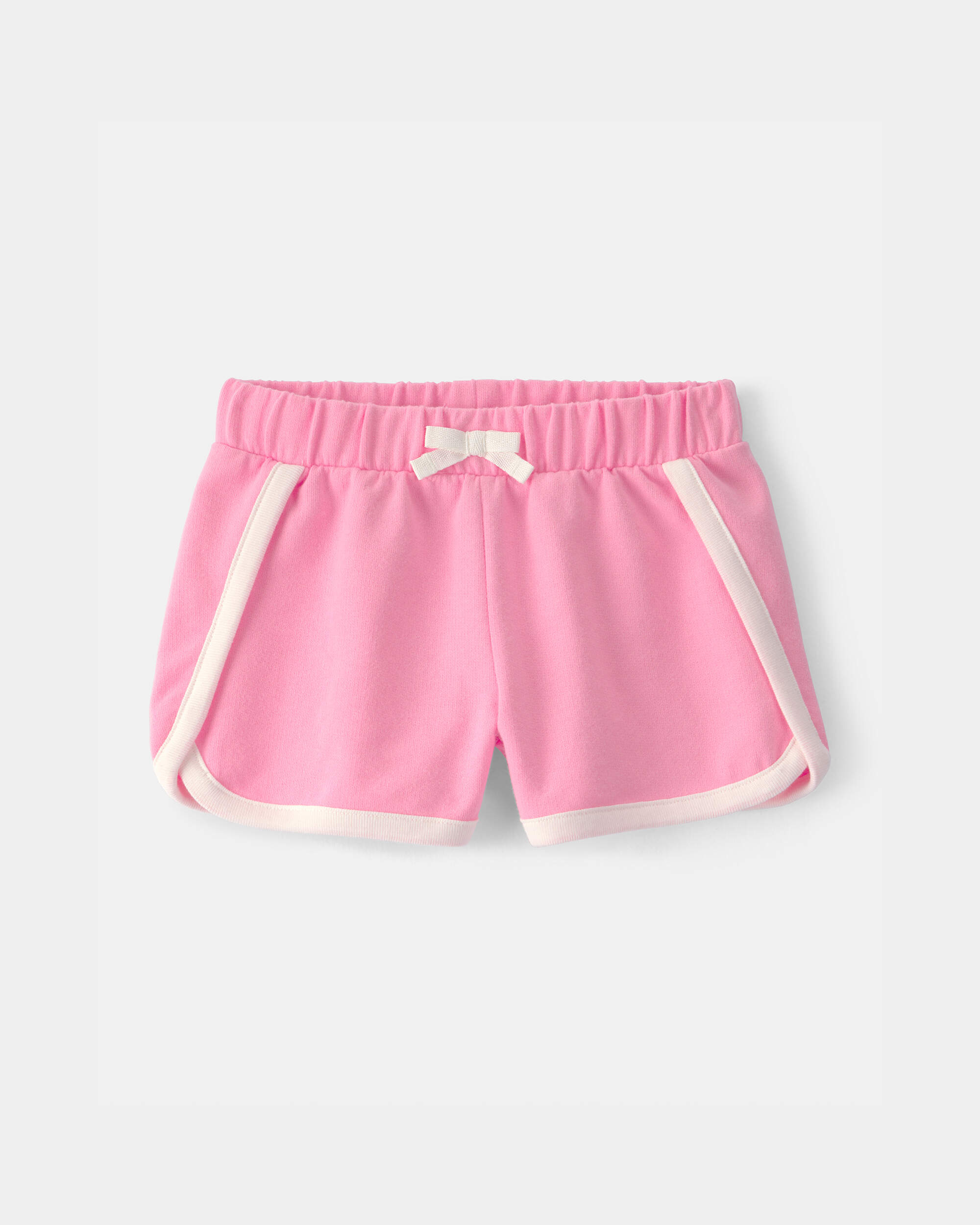 Toddler Girl French Terry Athletic Shorts - Pink