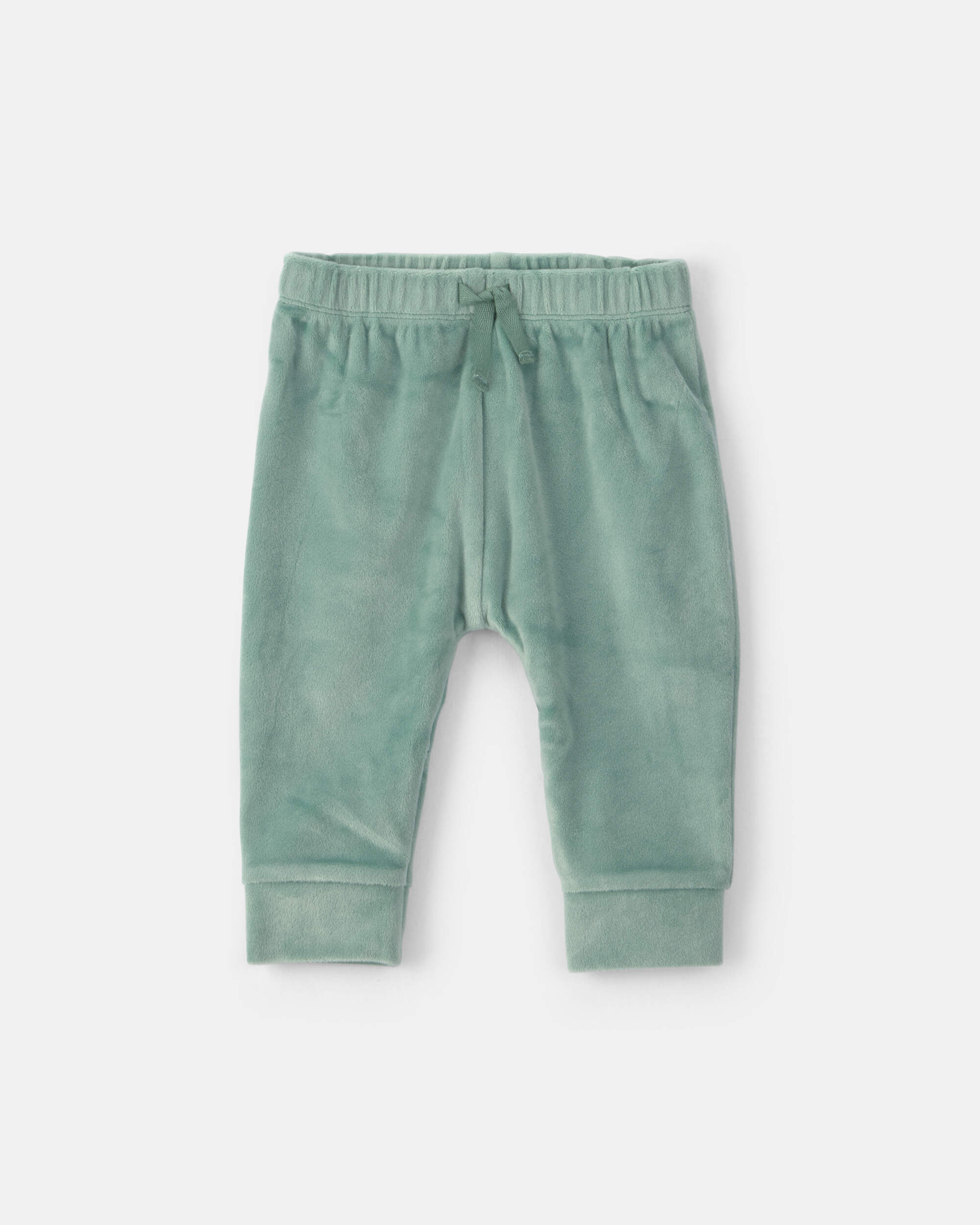 Baby Girl 3-Piece Bear Long-Sleeve Top & Pant Set - Green
