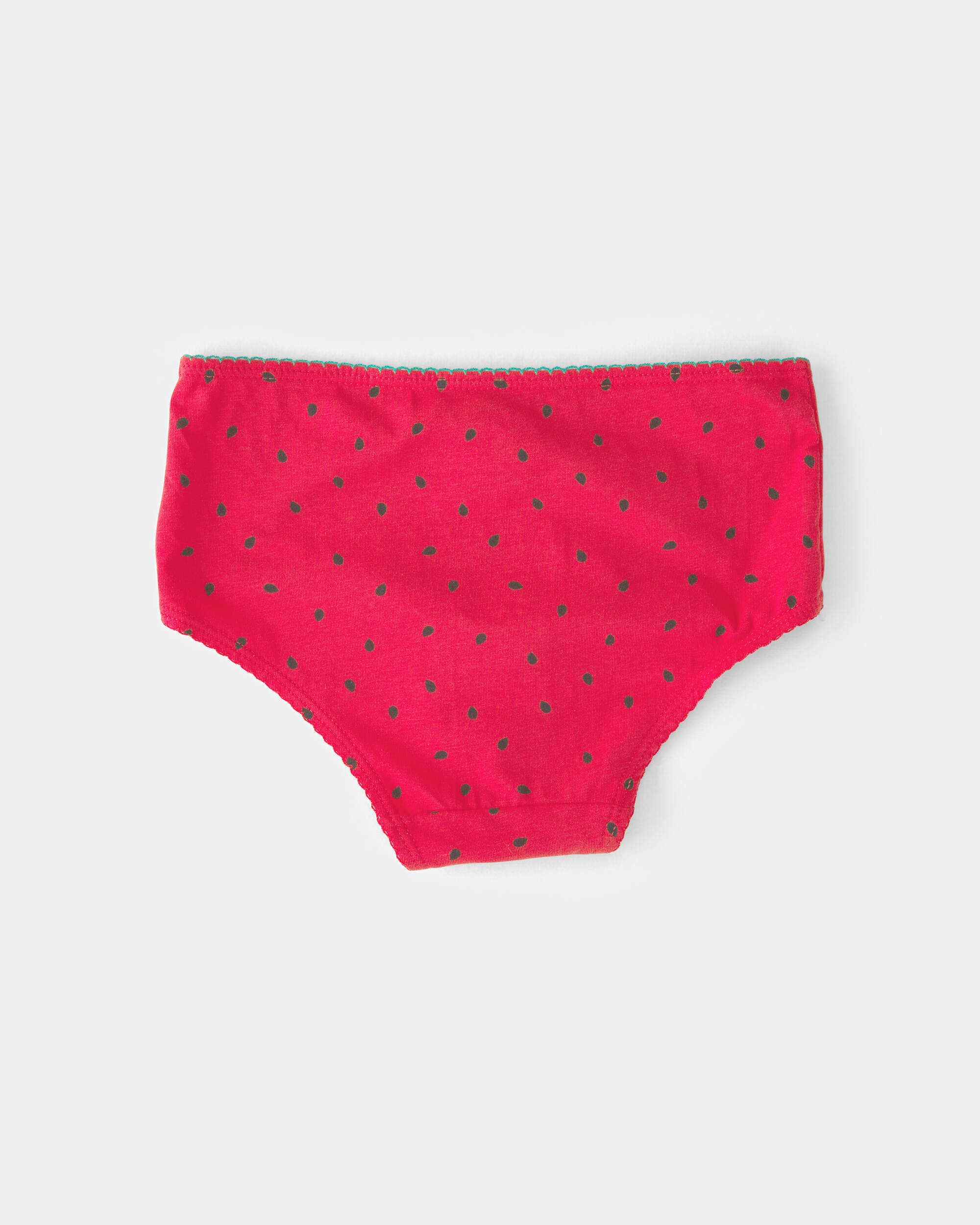 Girls 7-Pack Pink Strawberry Brief Underwear
