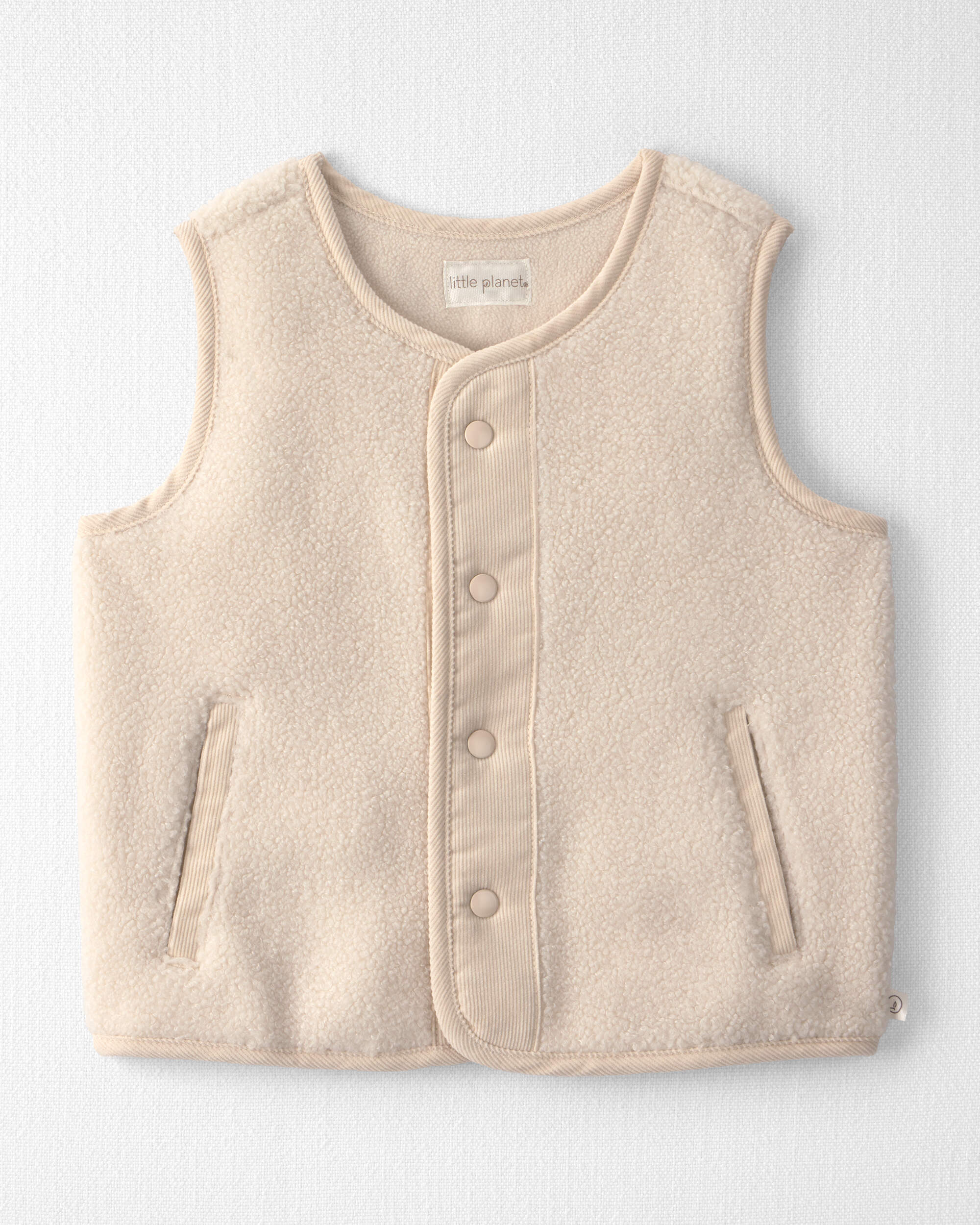 Toddler Recycled Teddy Fleece Vest