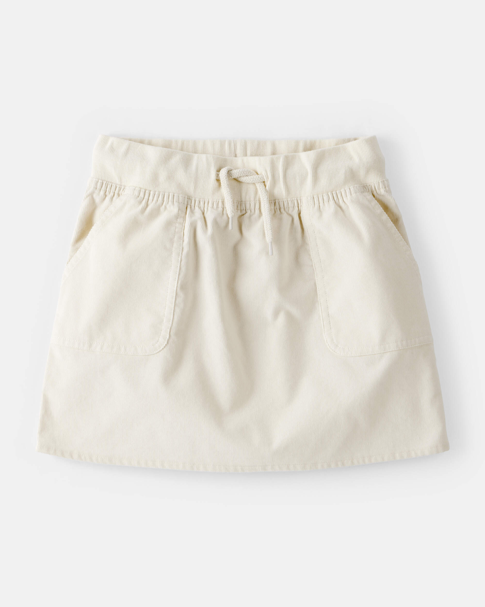 Girls Corduroy Skirt - Cream