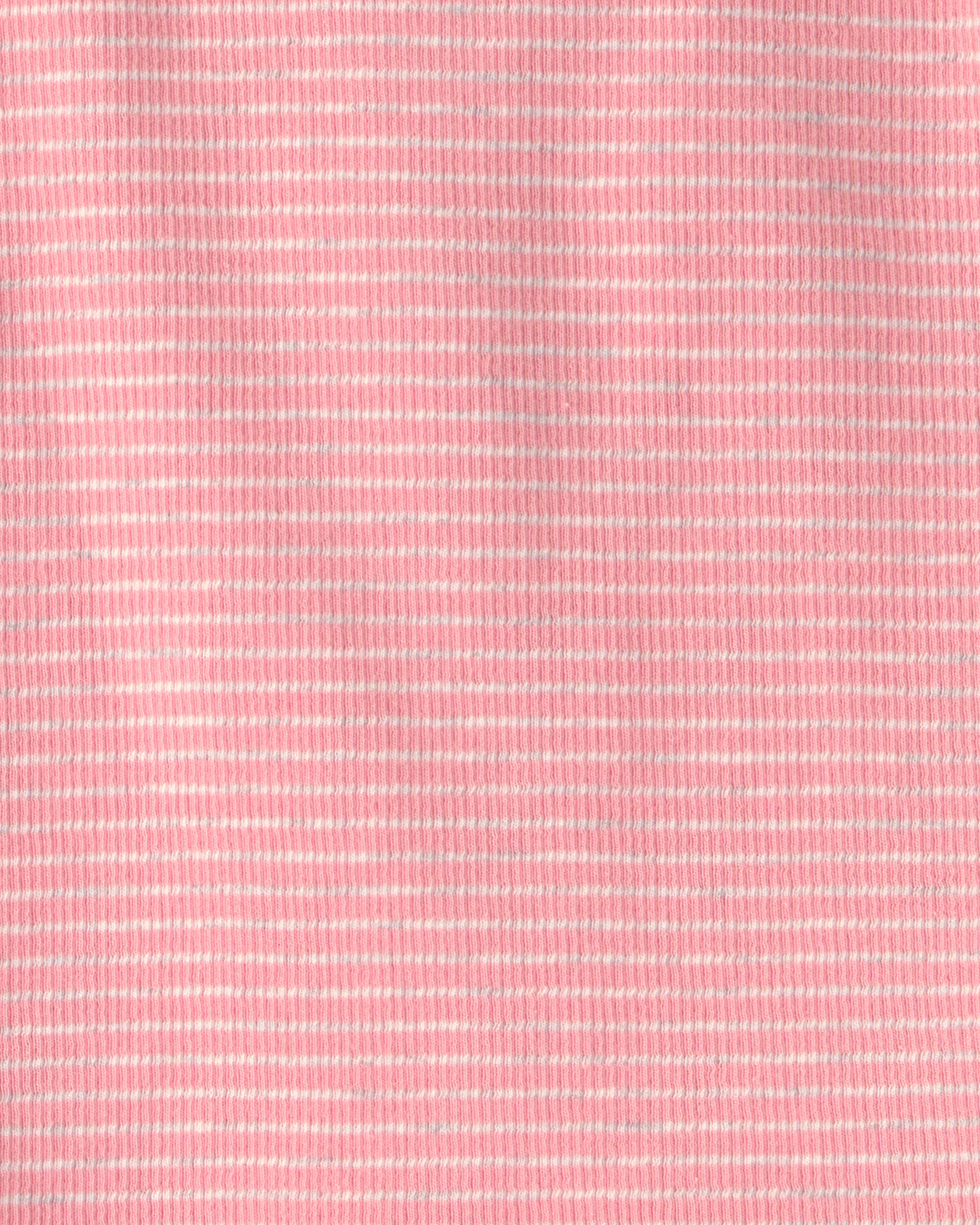 Toddler Girl 2-Piece Organic Cotton Ribbed Pyjama