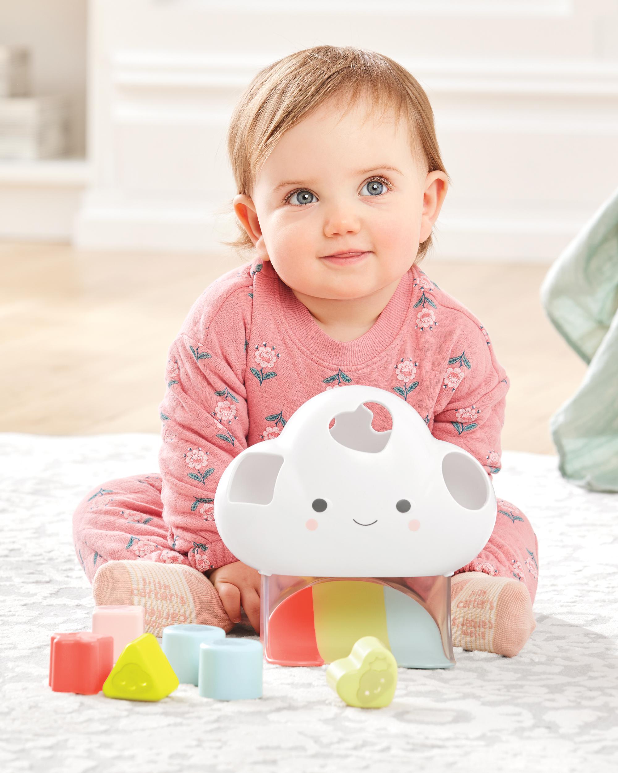 Silver Lining Cloud Feelings Shape Sorter Baby Toy