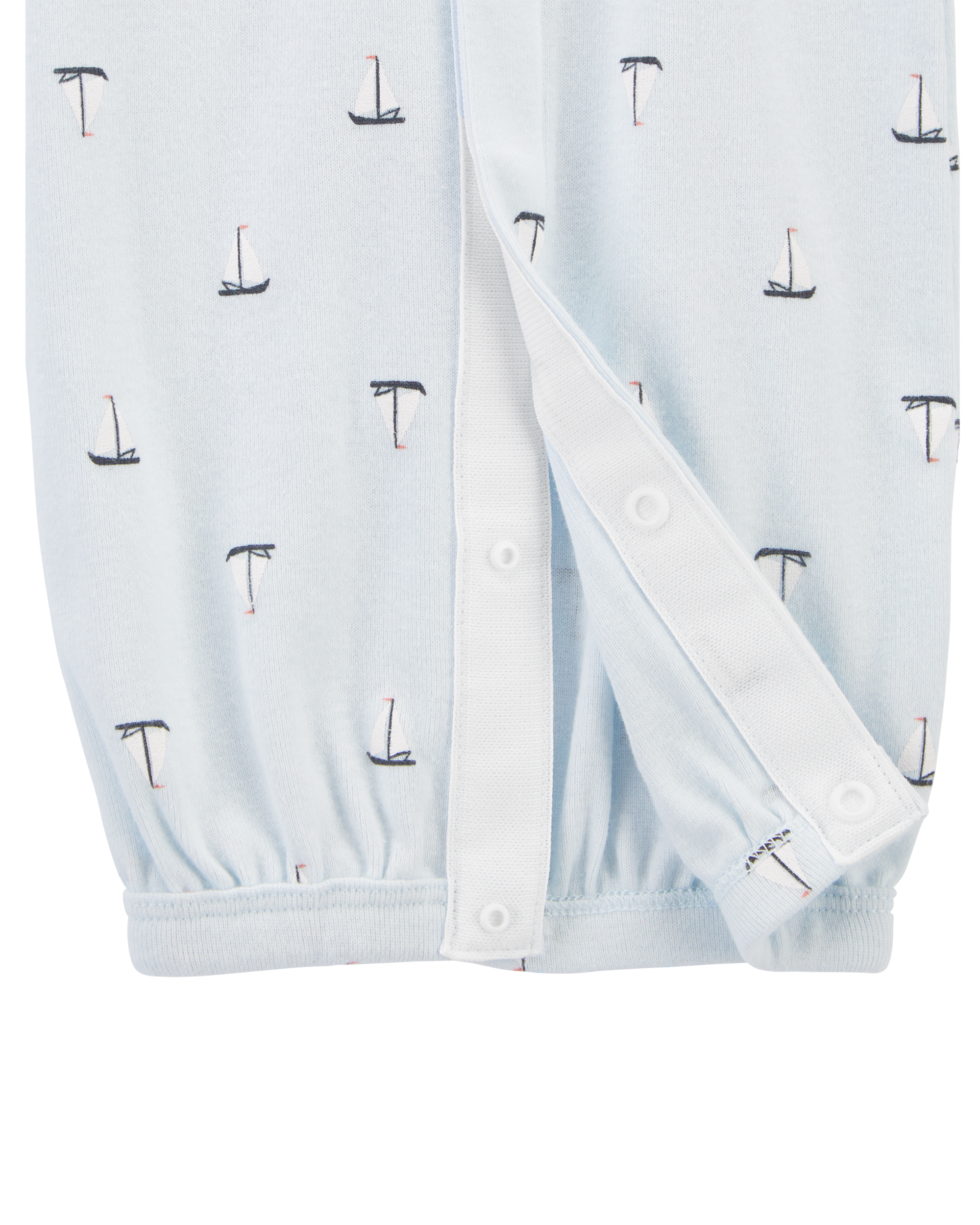 Baby Preemie Striped Sleeper Gown