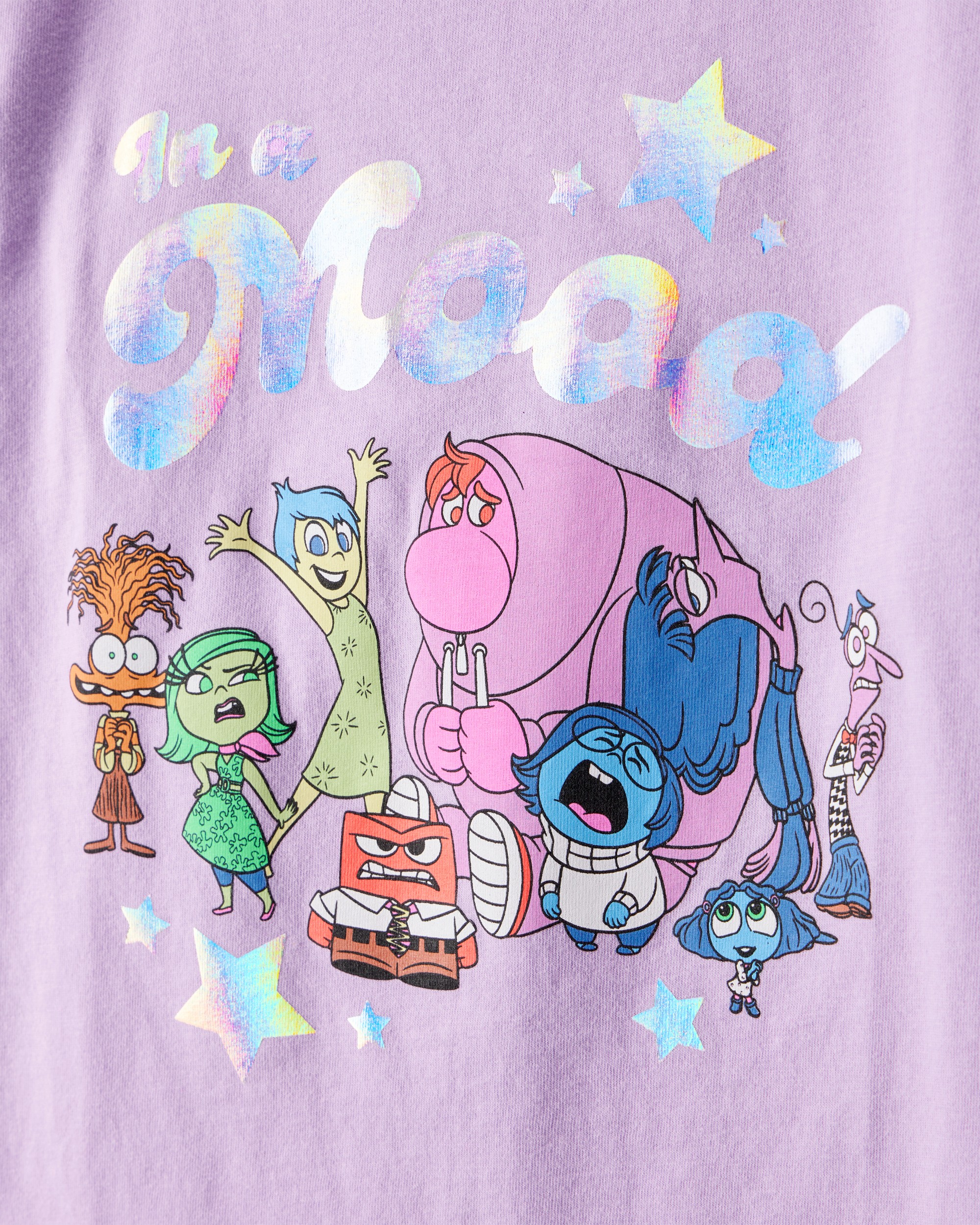 Girls InsideOut Short-Sleeve Graphic Tee - Purple