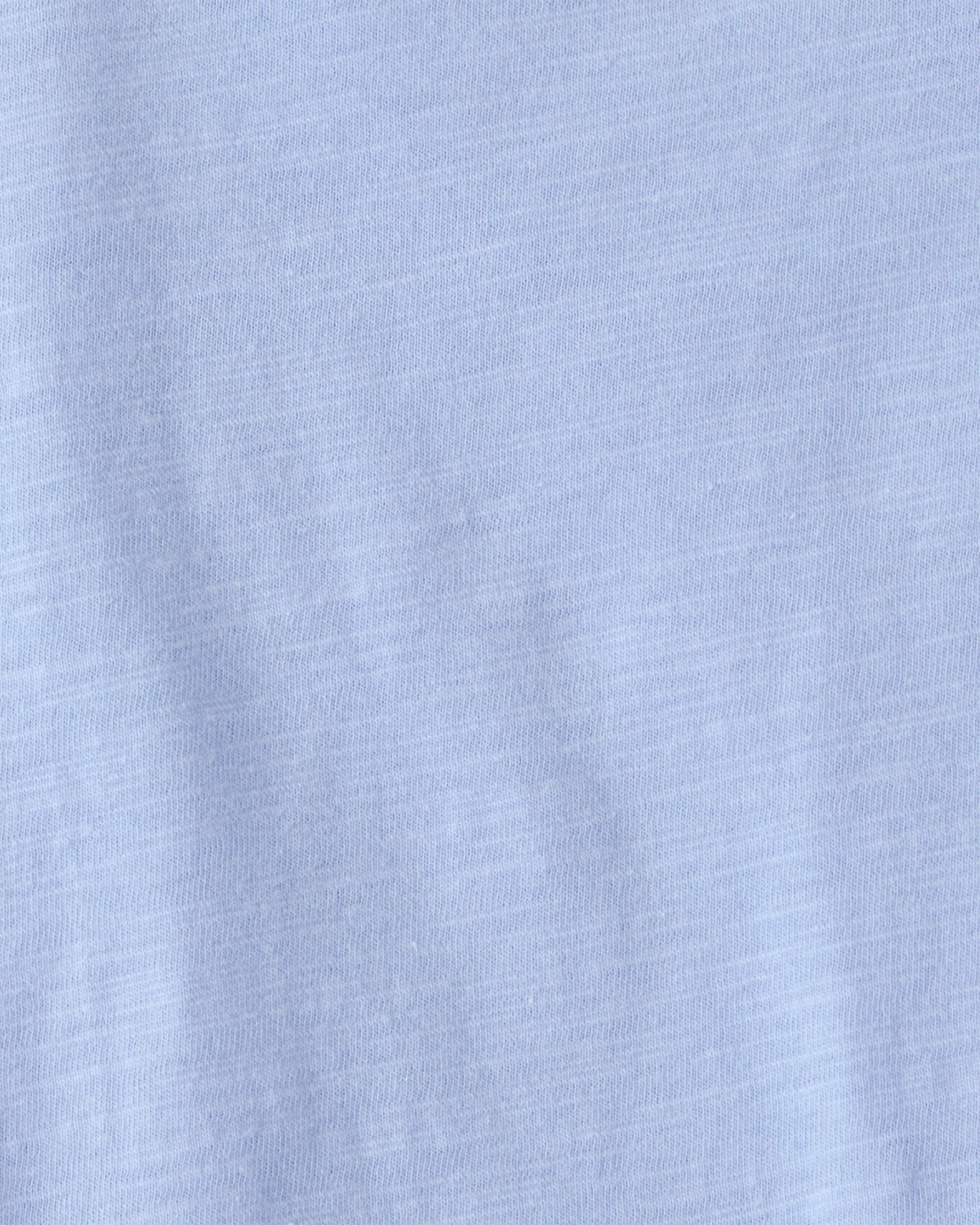 Baby 2-Piece Stripe Overall Set - Blue/Ivory