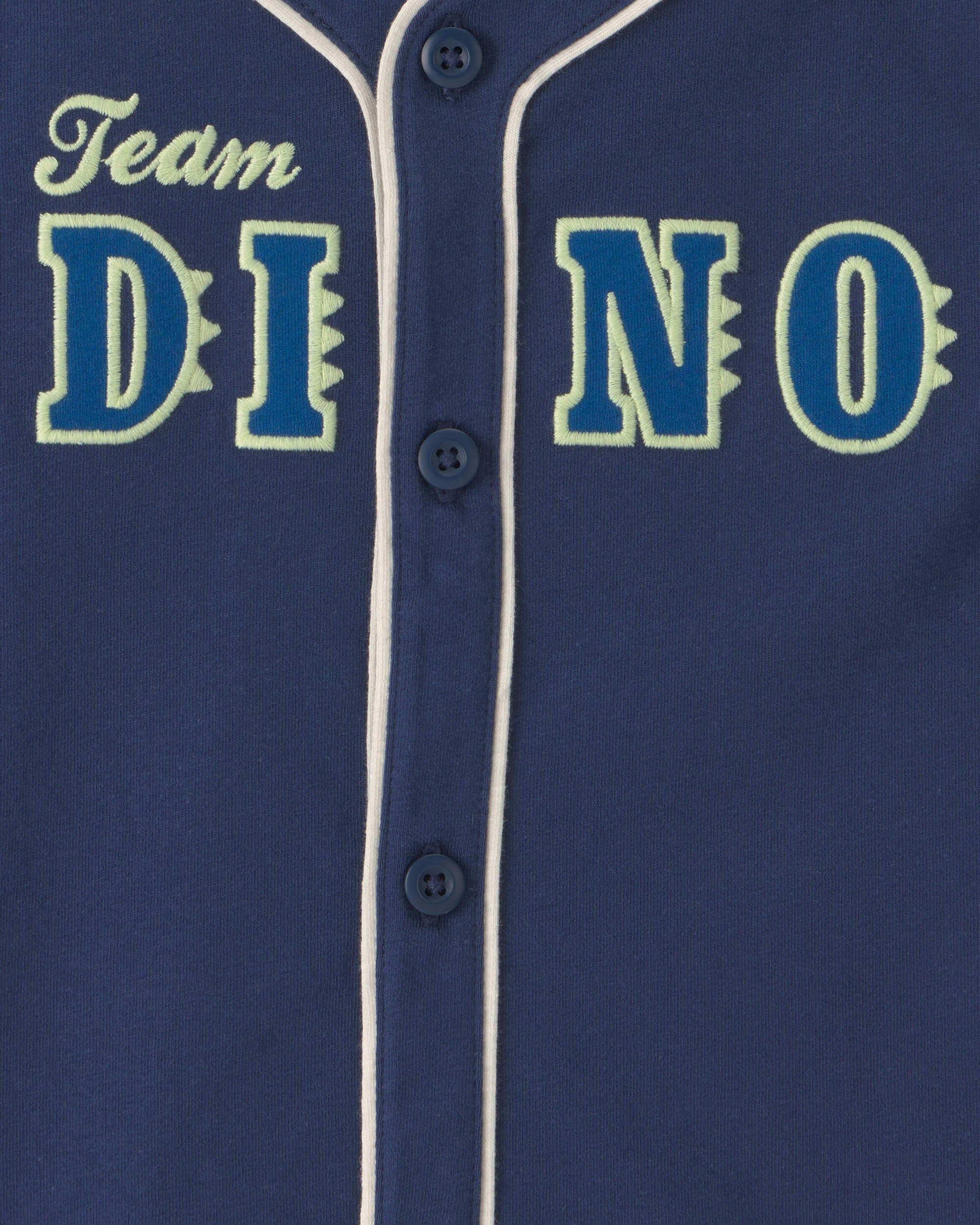 Toddler Boy 'Team Dino' Jersey - Navy Blue
