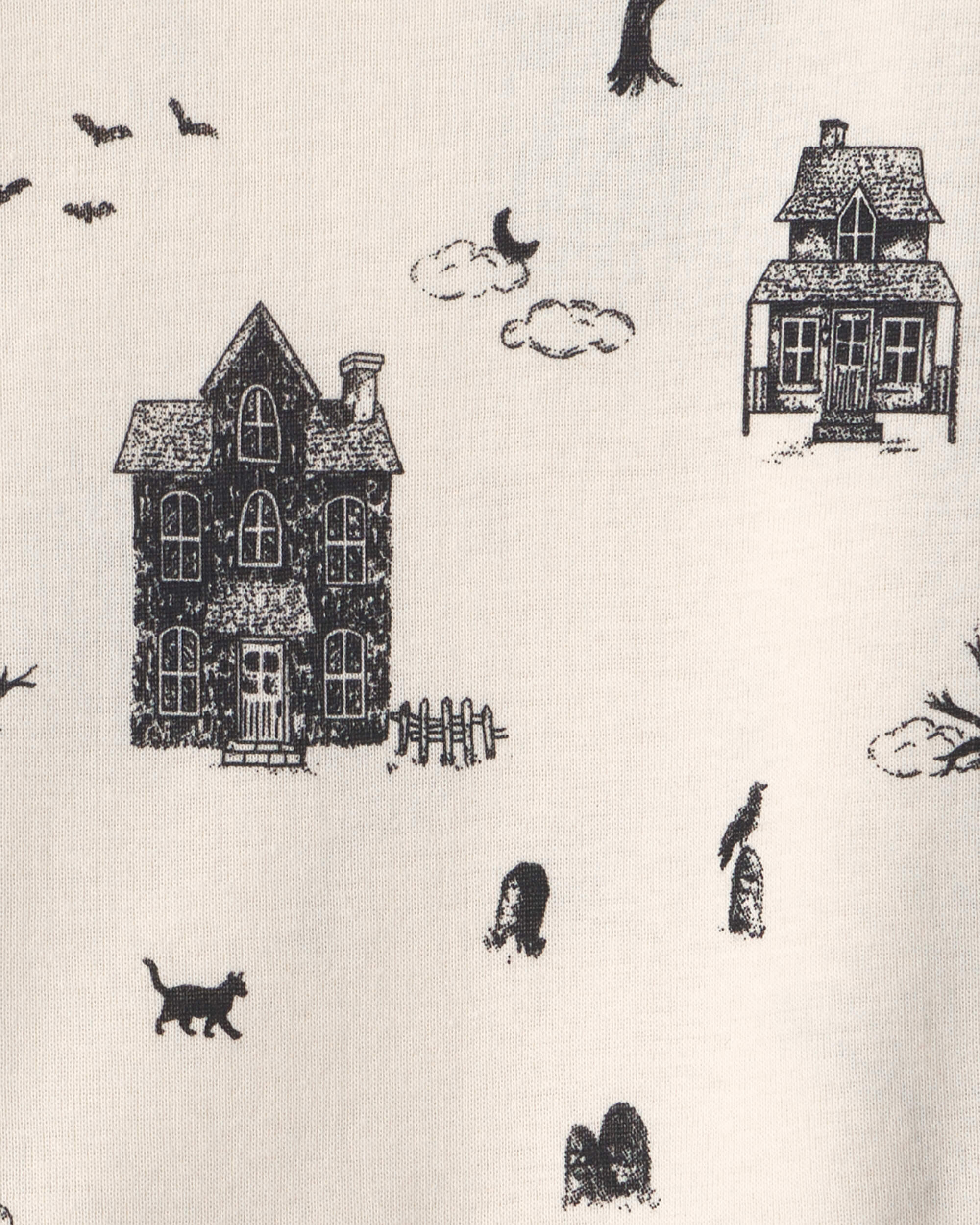 Toddler 2-Piece Organic Cotton Pajamas Spooky Landscape