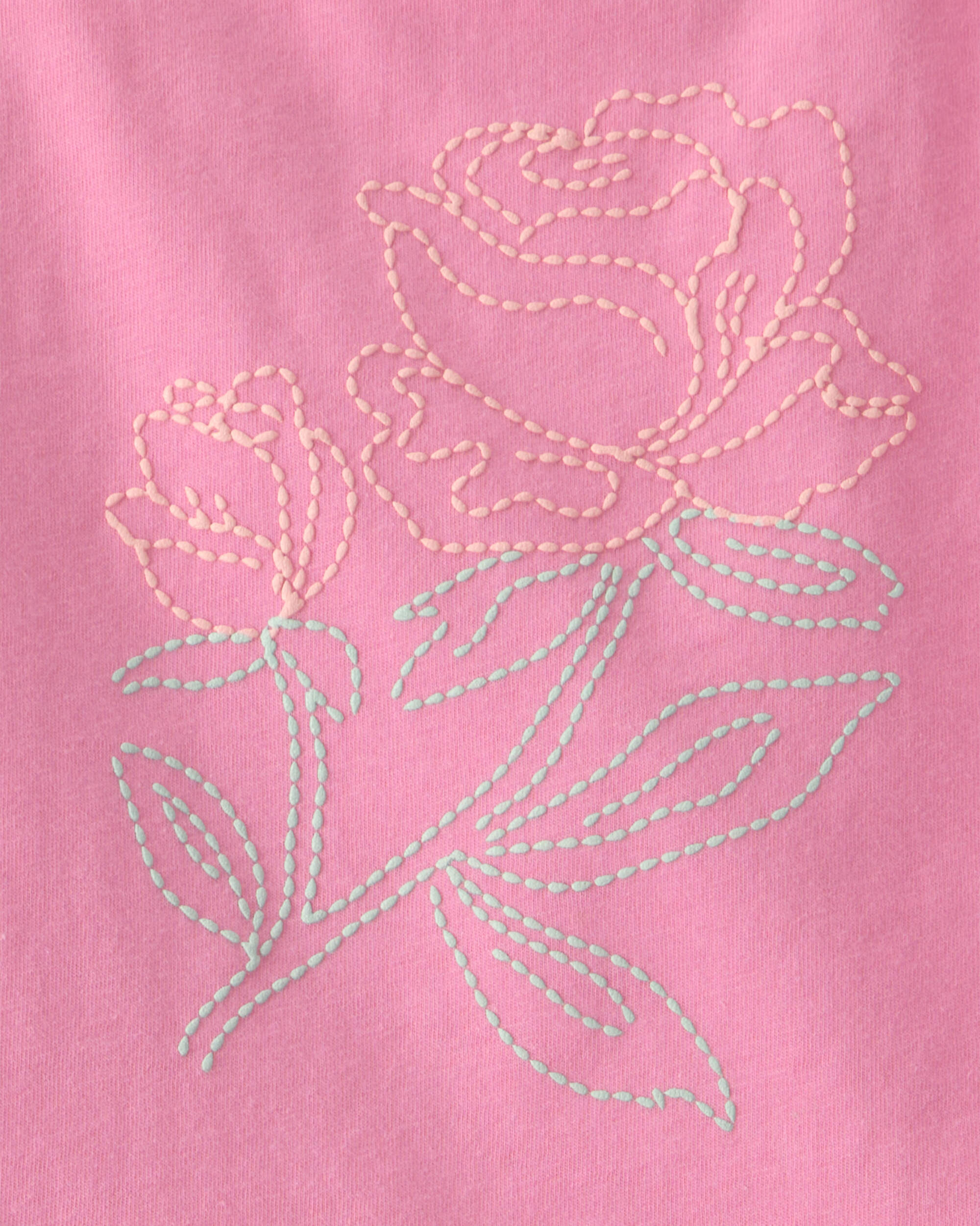 Toddler Girl 2-Piece Floral Top & Skort Set - Pink