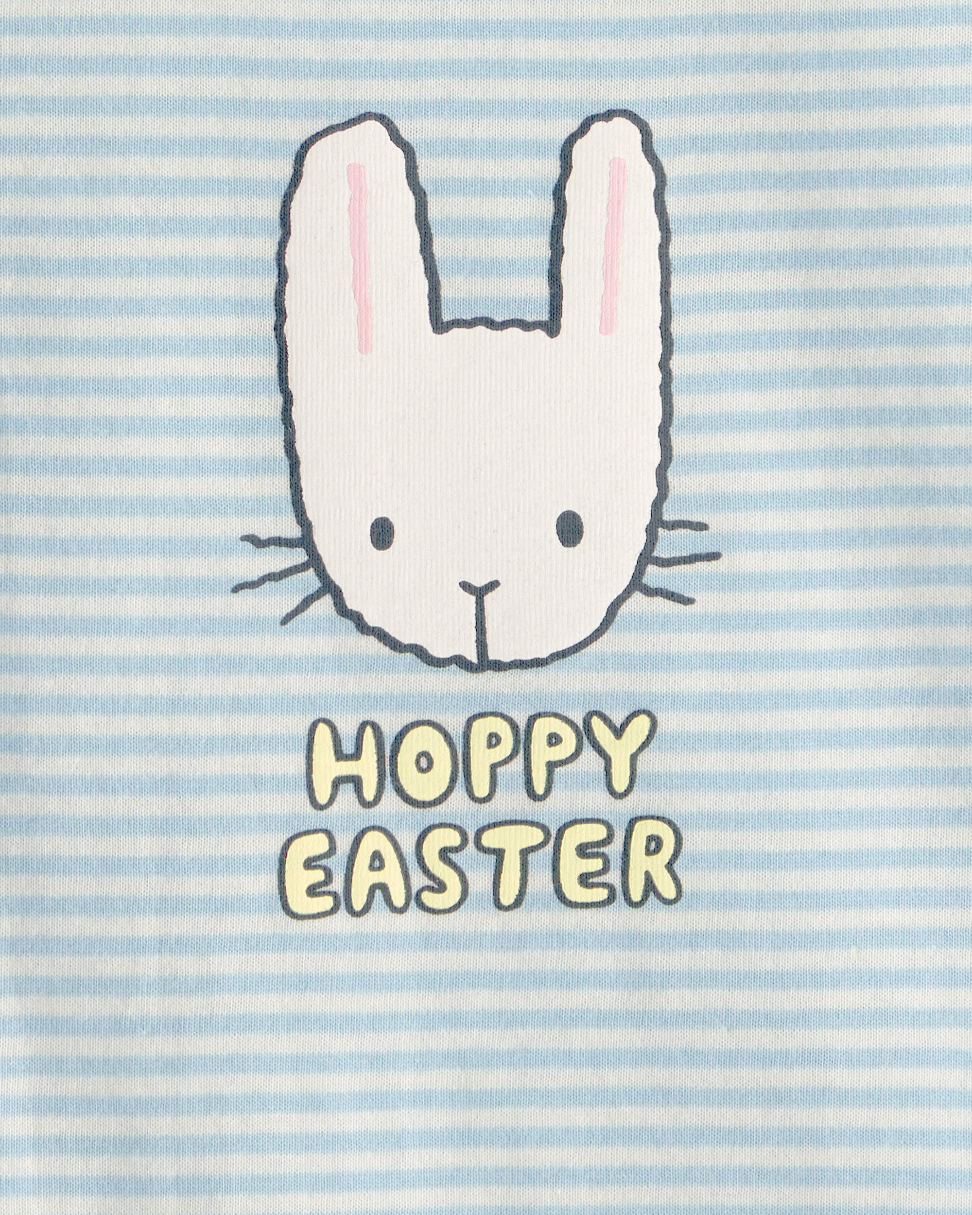 Baby 'Hoppy Easter' Bunny Graphic Bodysuit - Blue