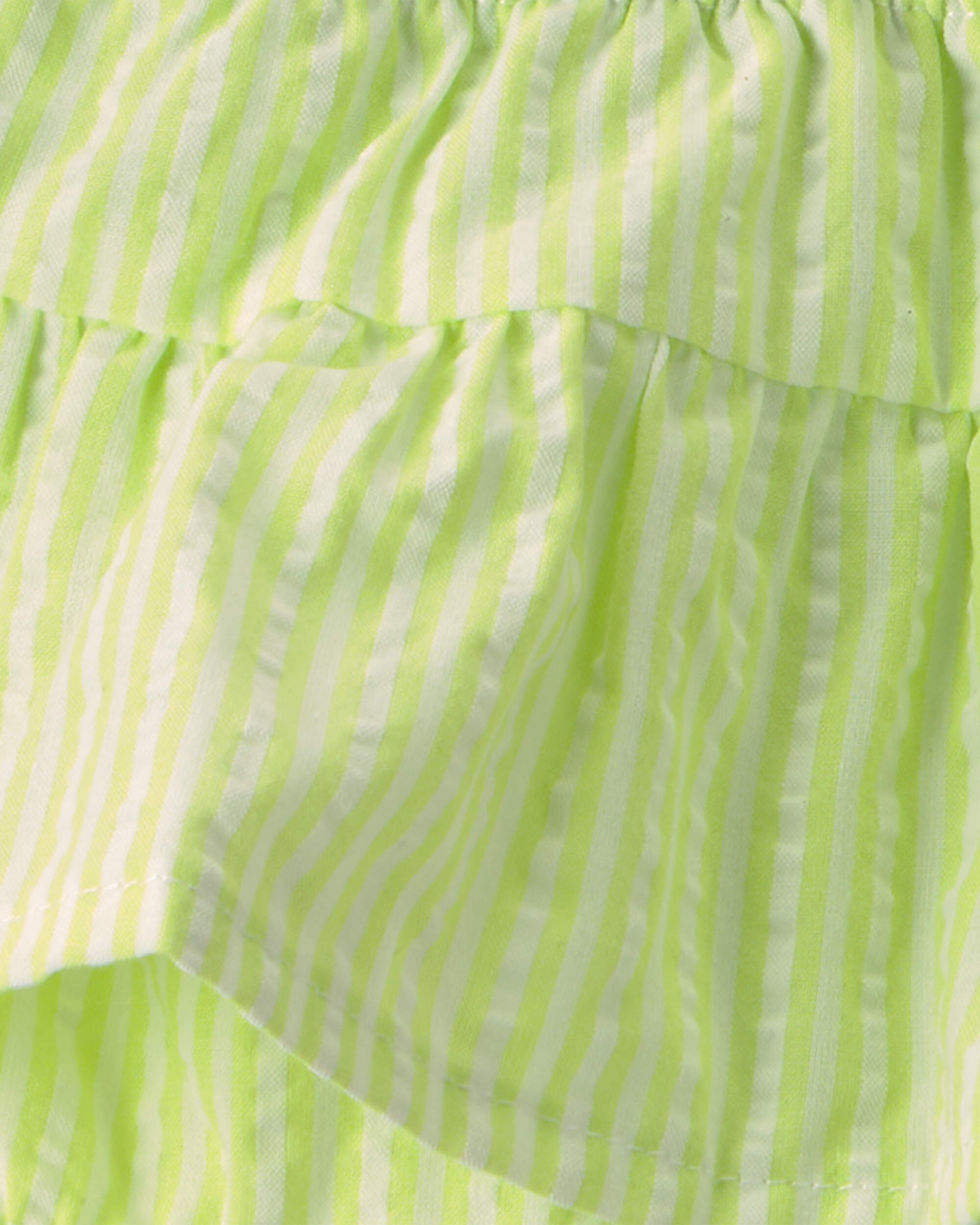 Baby Girl 2-Piece Fish Top & Short Set - Cream/Green