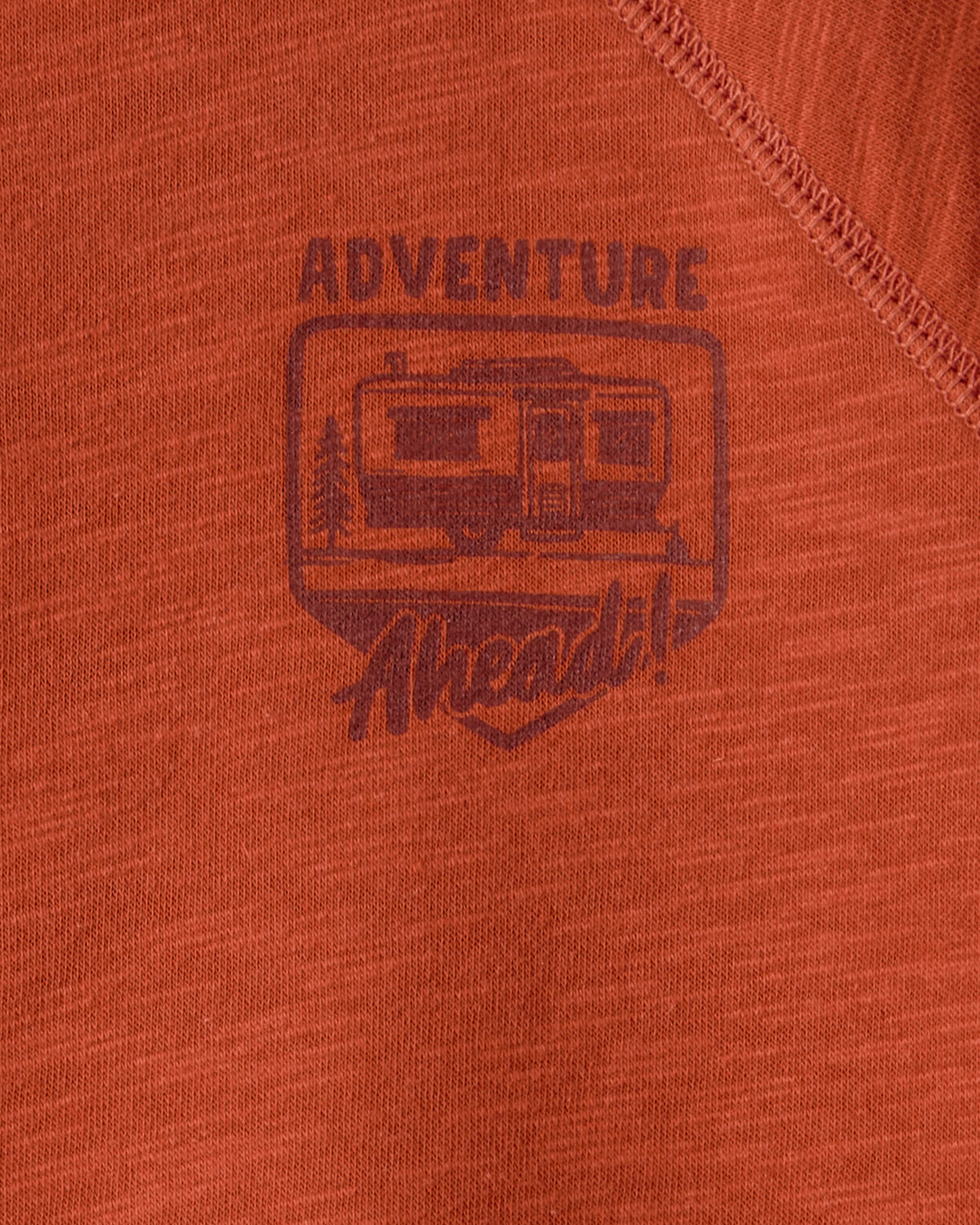 Toddler Boy Adventures French Terry Pullover Sweatshirt - Orange