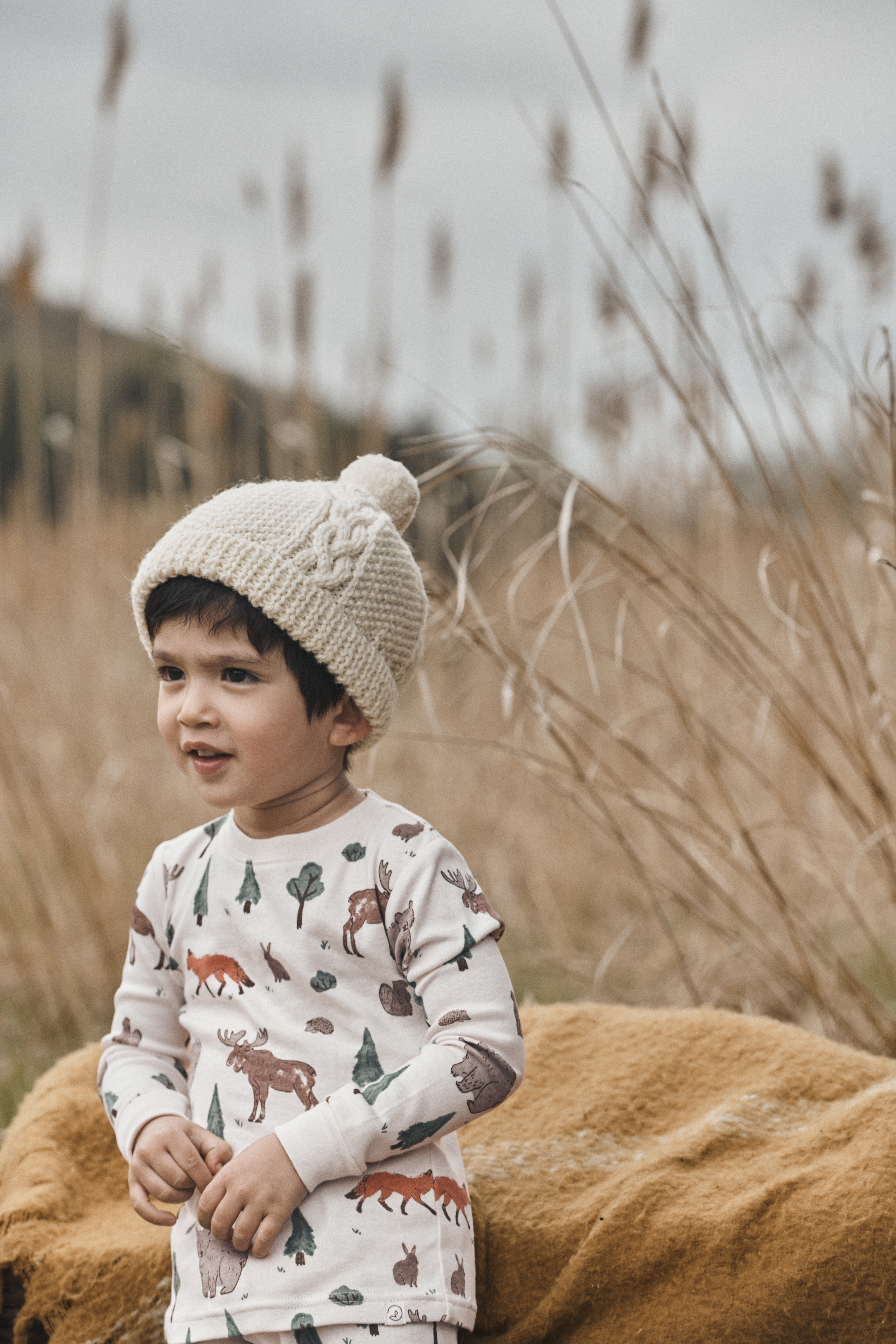 Toddler 2-Piece Organic Cotton Pajamas Woodland Creatures