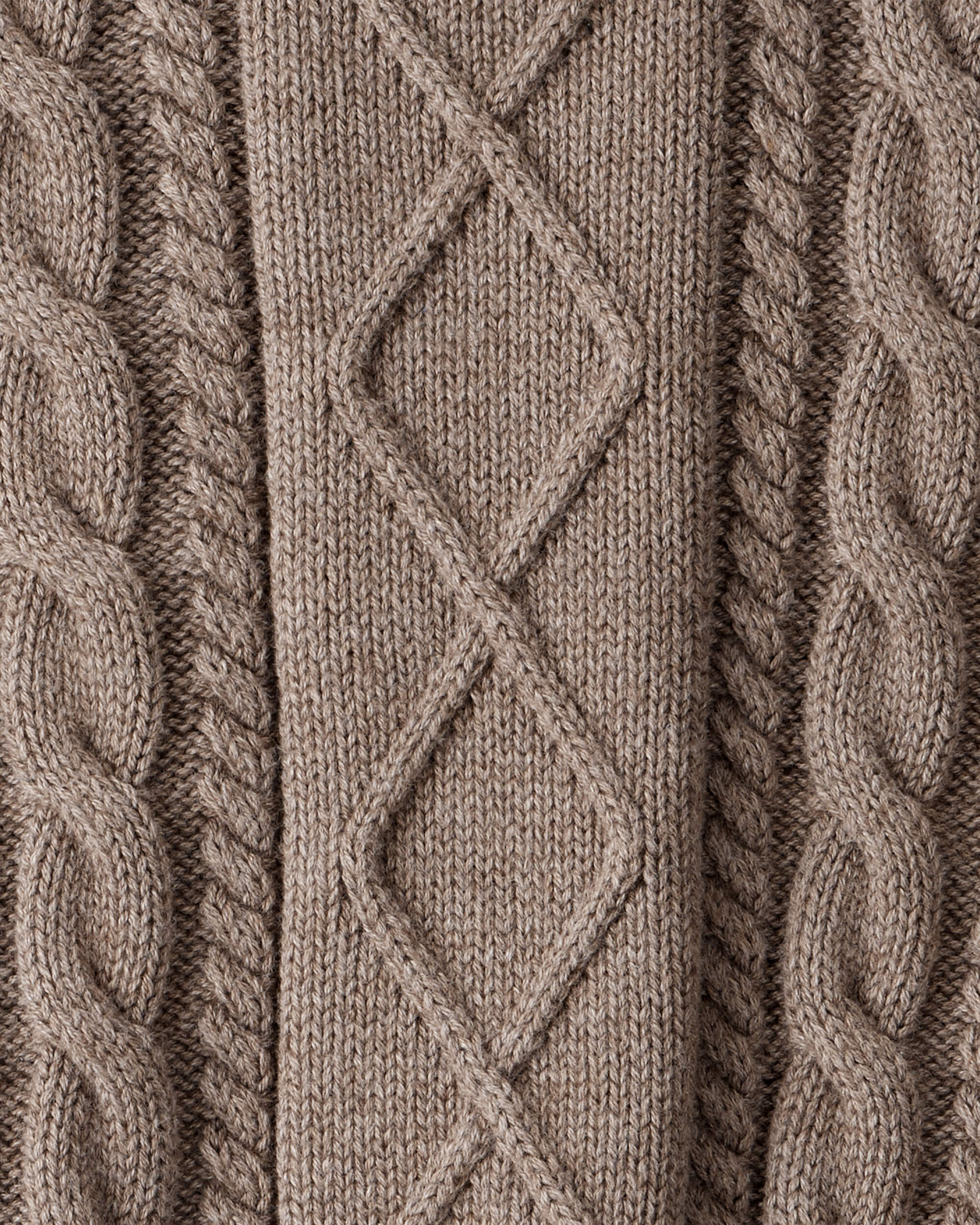 Toddler Organic Cotton Cable Knit Sweater