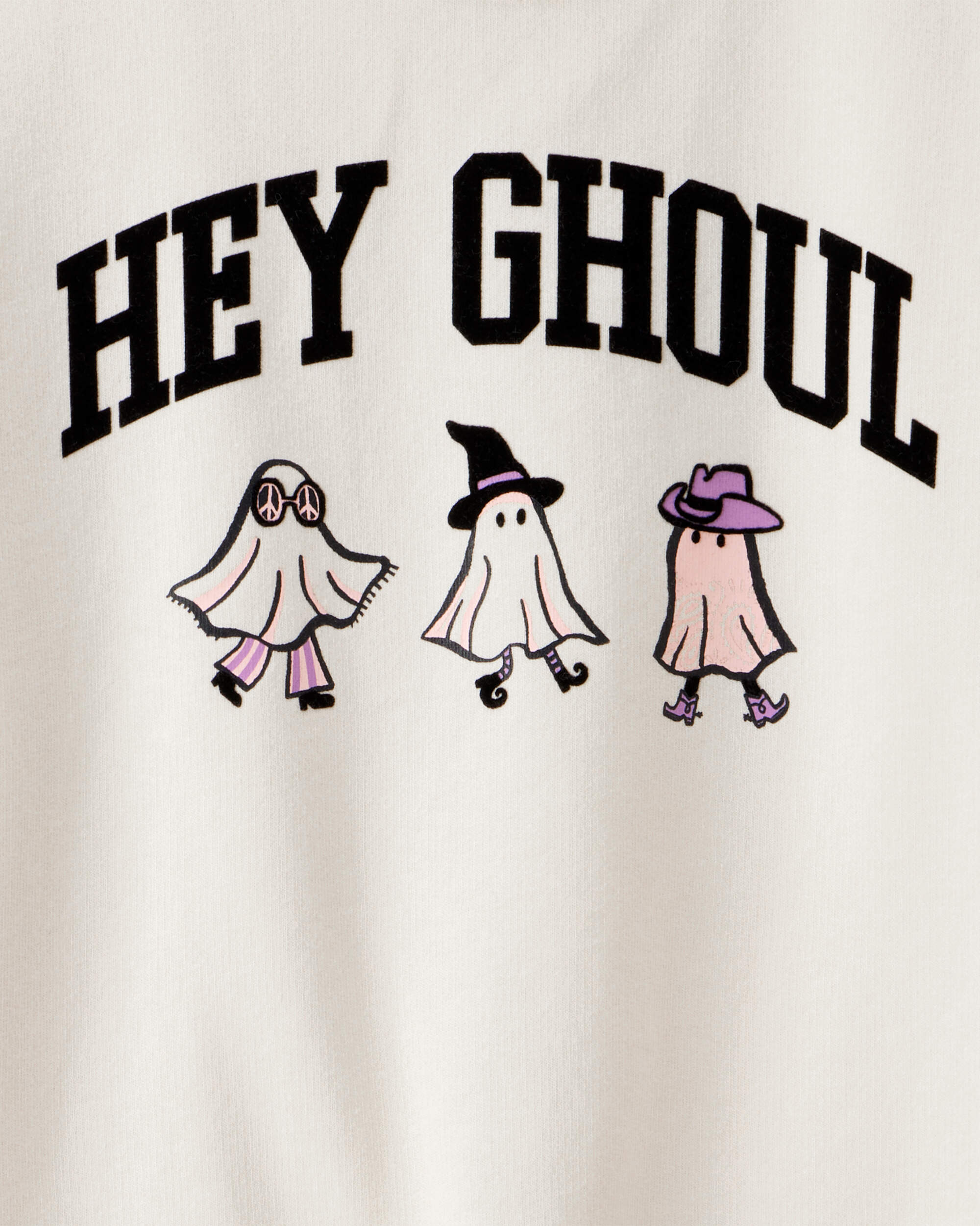 Kid Halloween Hey Ghoul Pullover Sweatshirt