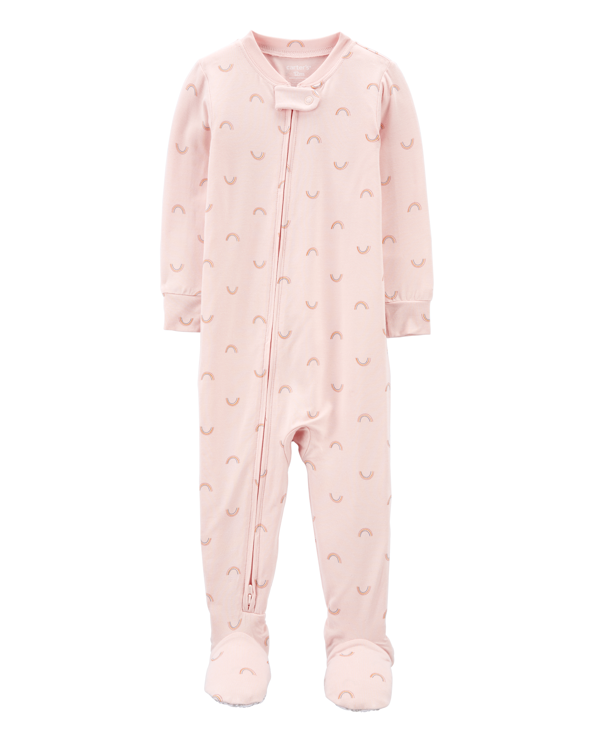 Toddler Girl 1-Piece PurelySoft Footie Pyjamas