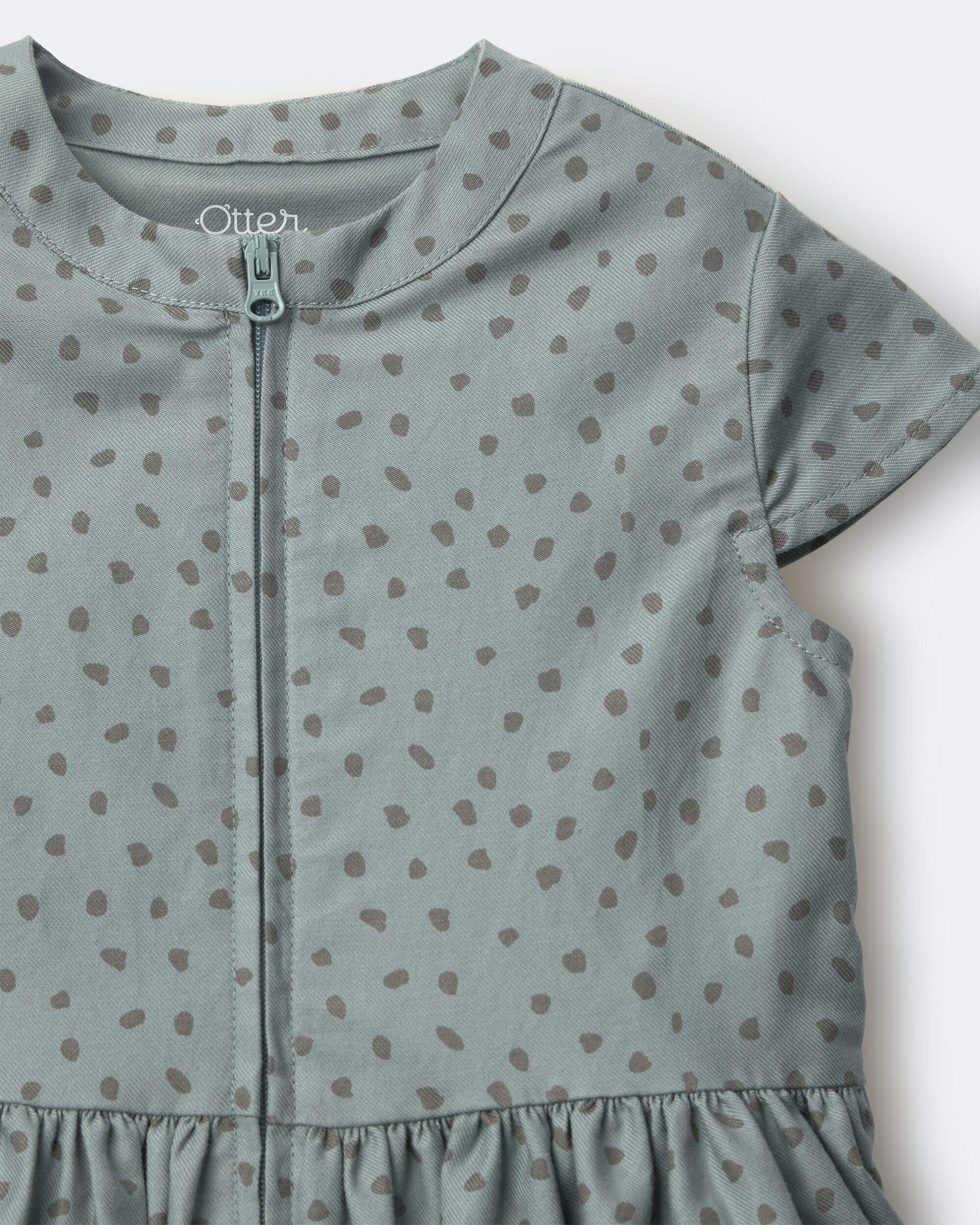 Toddler Girl Laura Dress with Pockets - Pale Blue