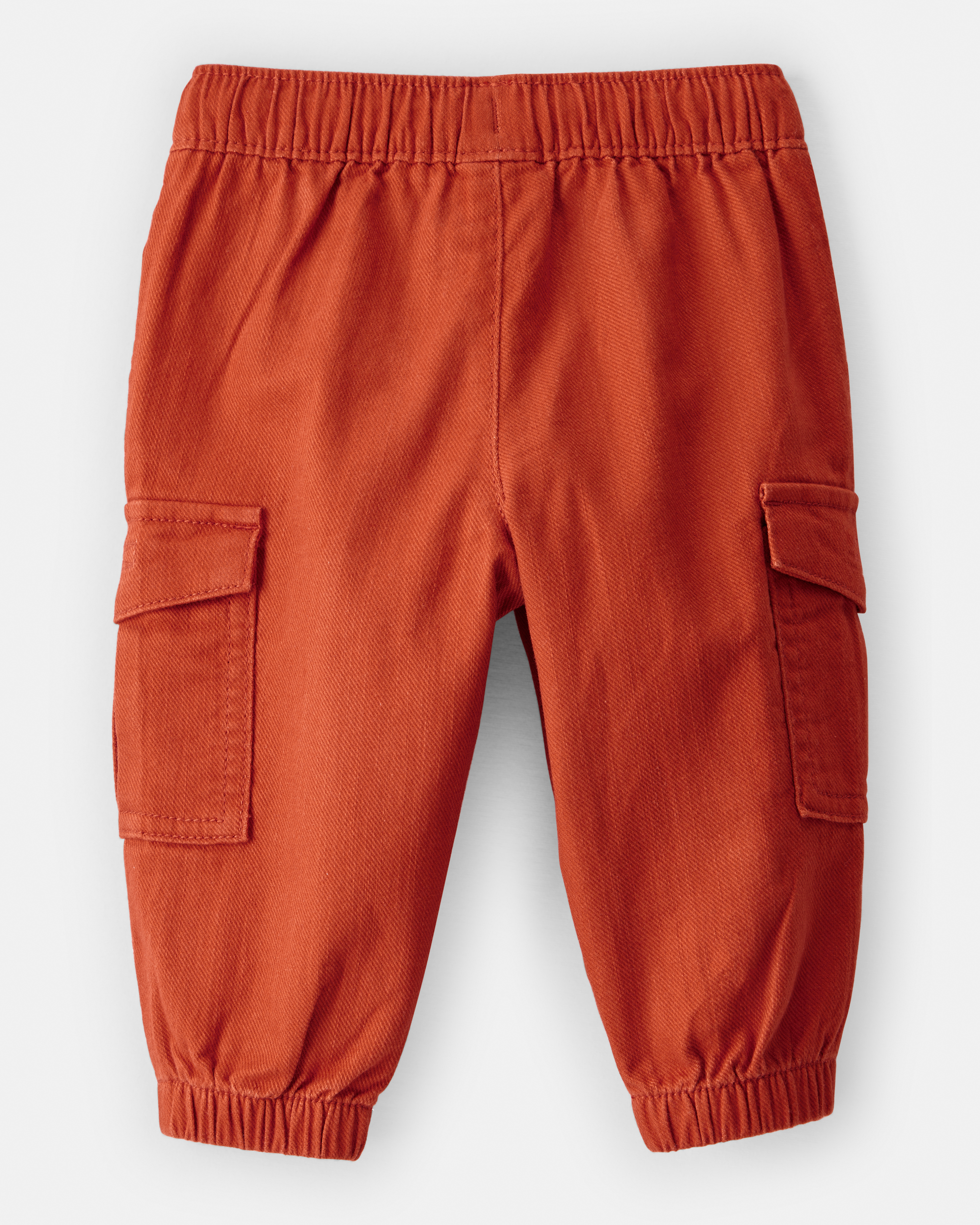 Baby Boy Cotton Fashion Cargo Pants - Red
