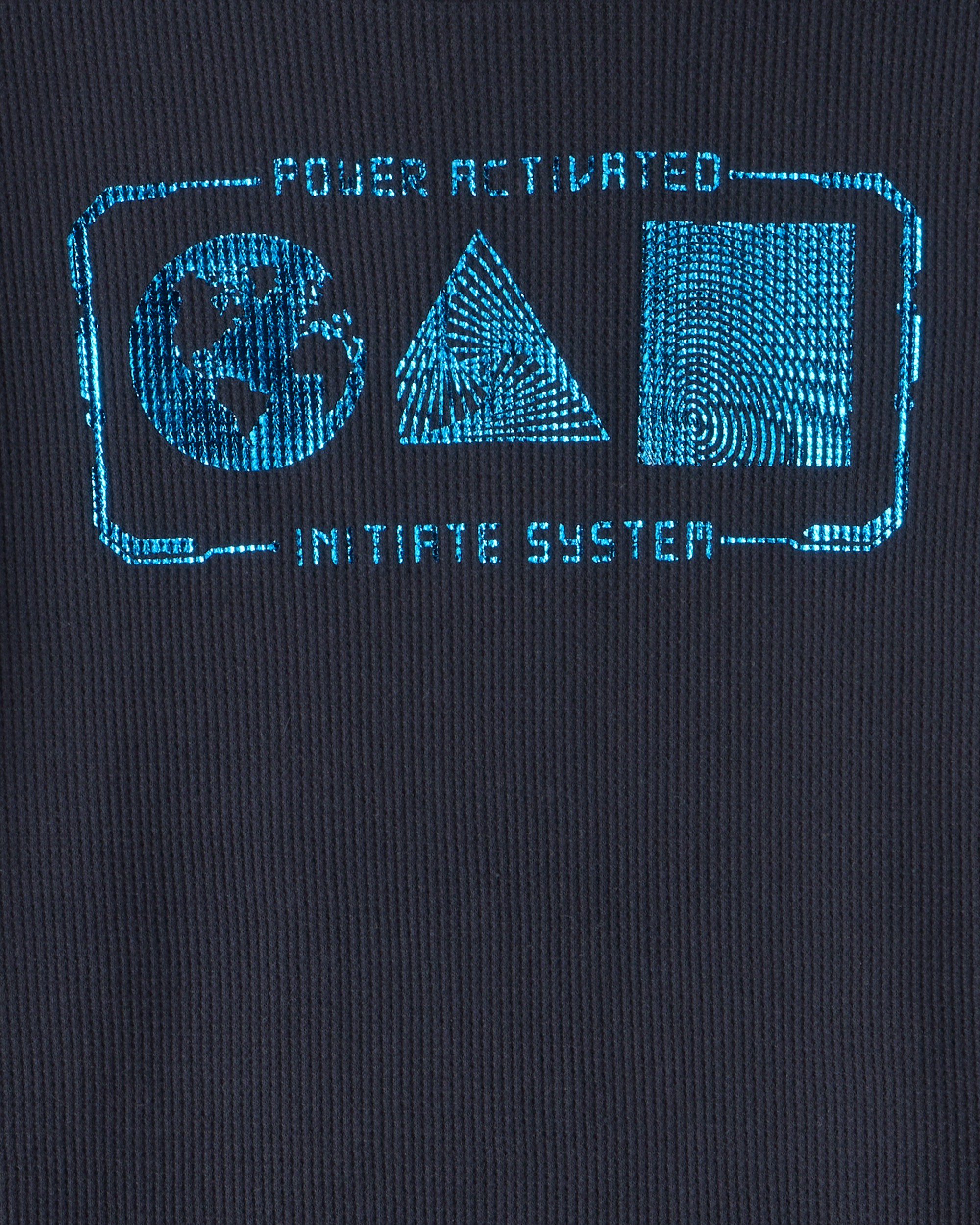 Boys Space Long-Sleeve Graphic Tee - Navy