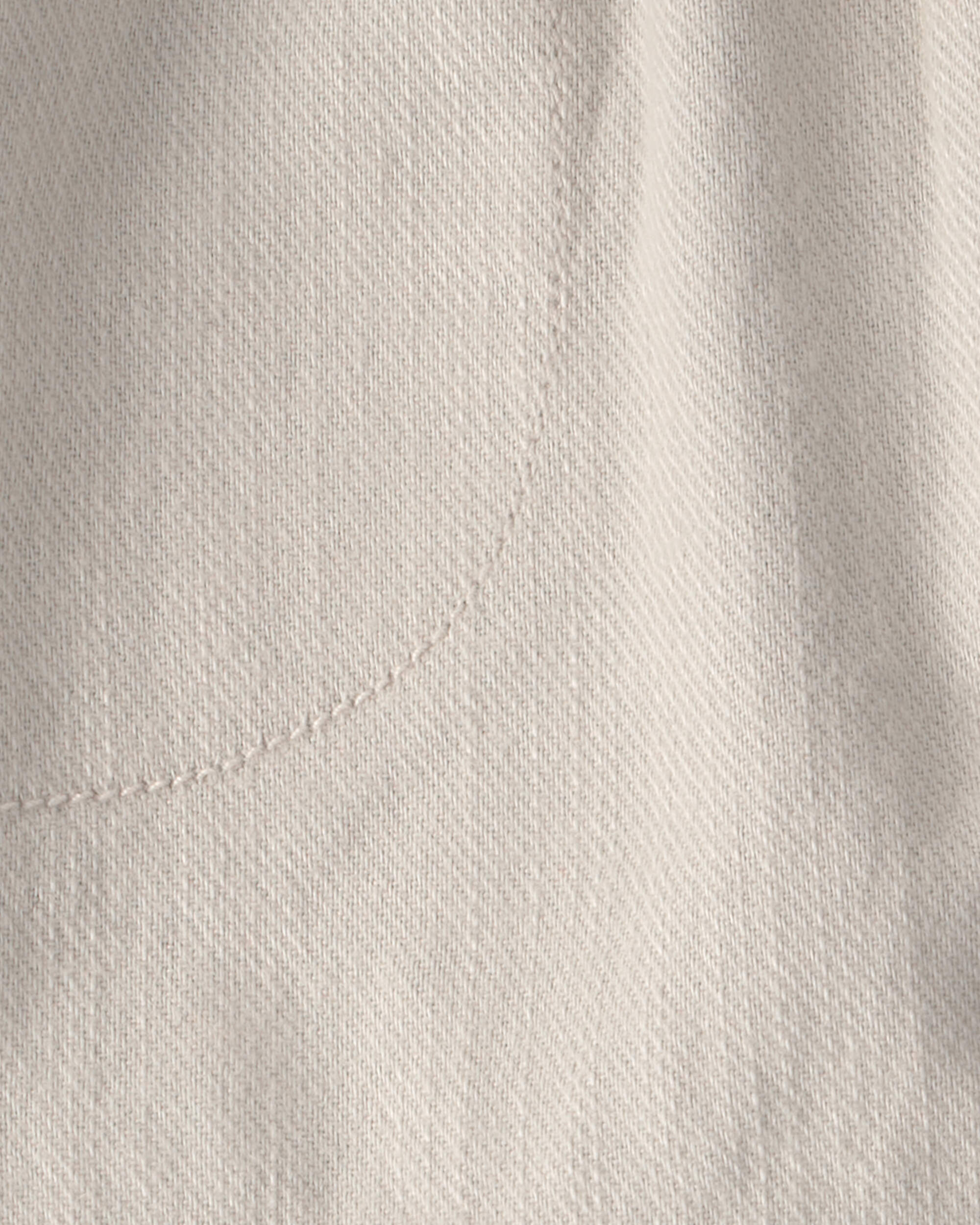 Baby Boy Twill Shorts - Light Khaki