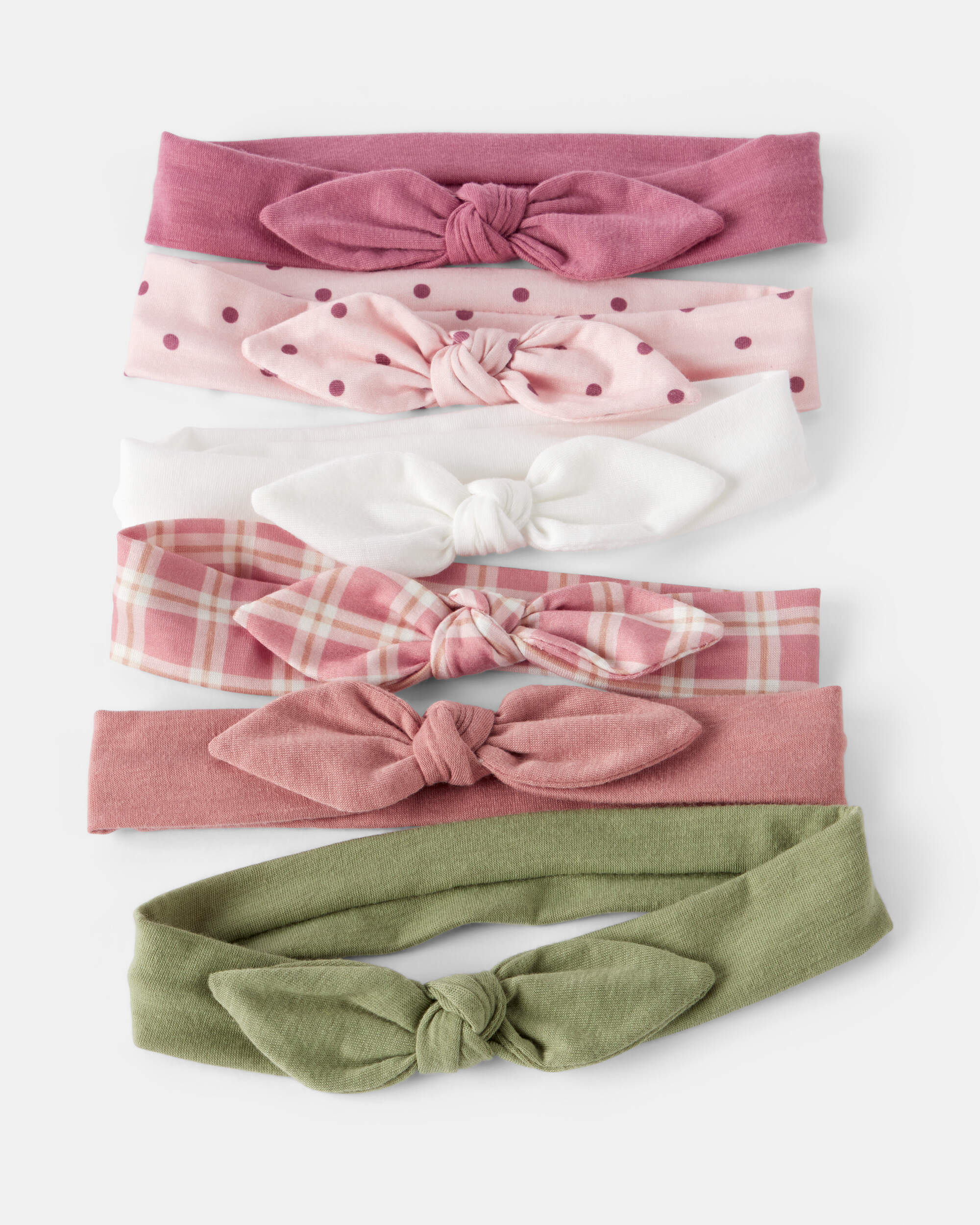 Toddler Girl 6-Pack Bow Headwraps