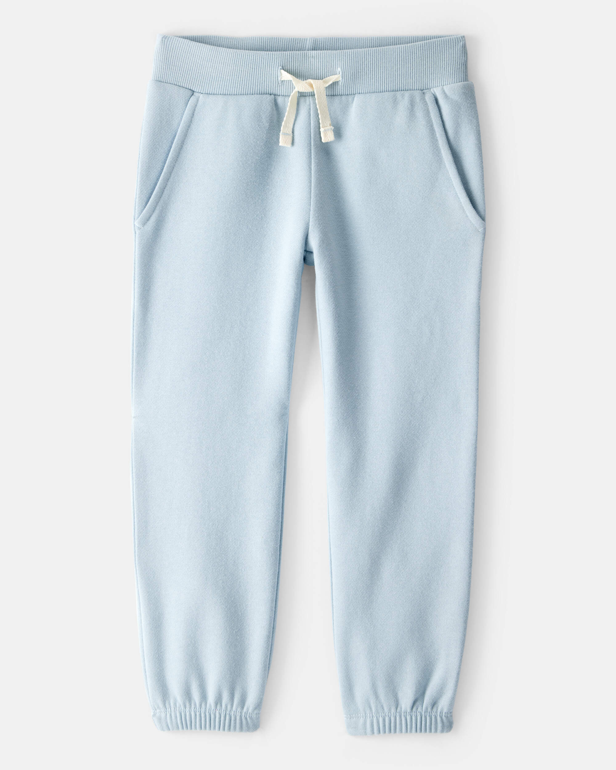 Toddler Girl Cotton Joggers - Blue