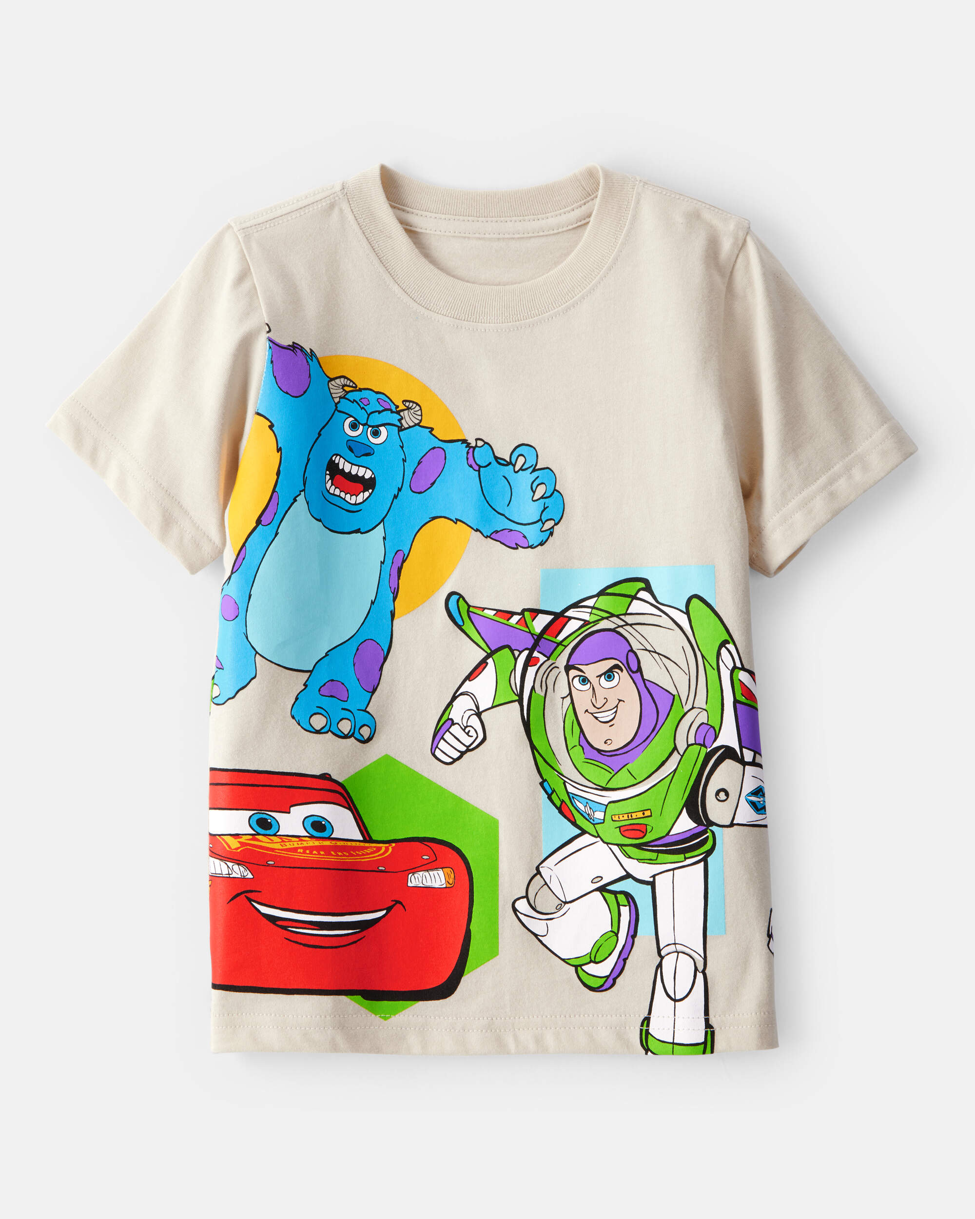 Toddler Pixar Character Short-Sleeve Graphic Tee - Cream