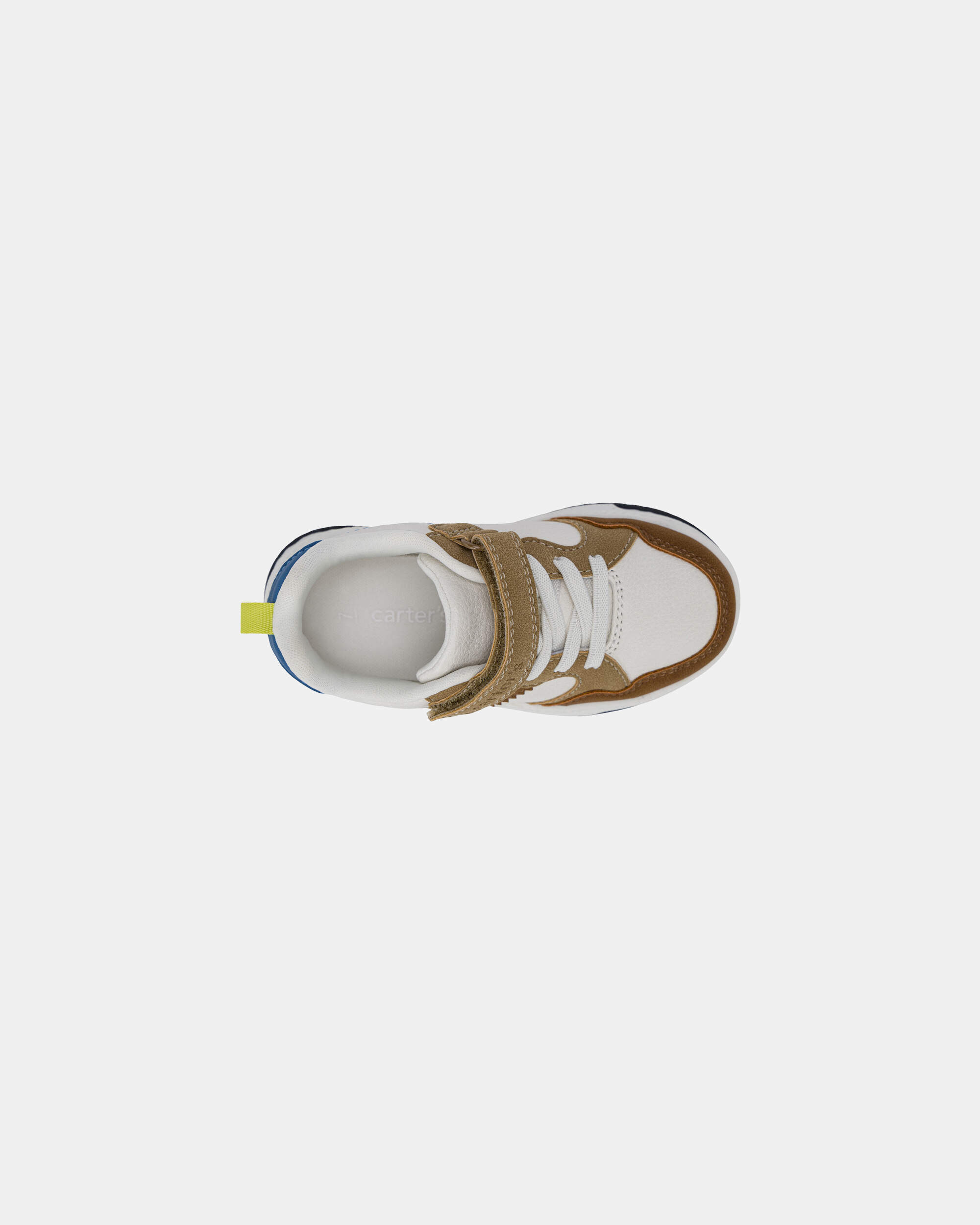 Toddler Boy Casual Sneaker - White/Tan