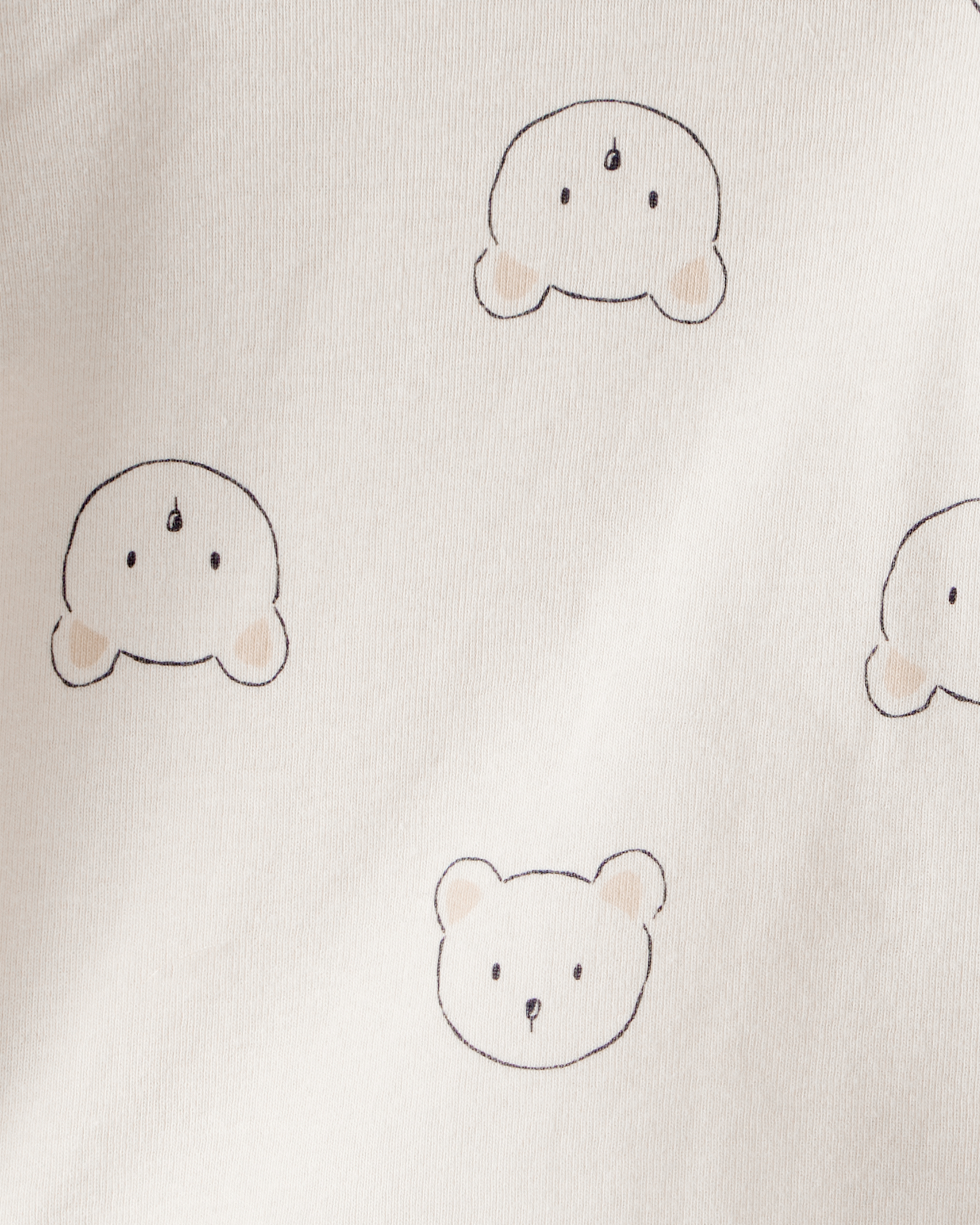 Baby Boy 2-Piece Bear Sherpa Long-Sleeve Overall Set - Brown