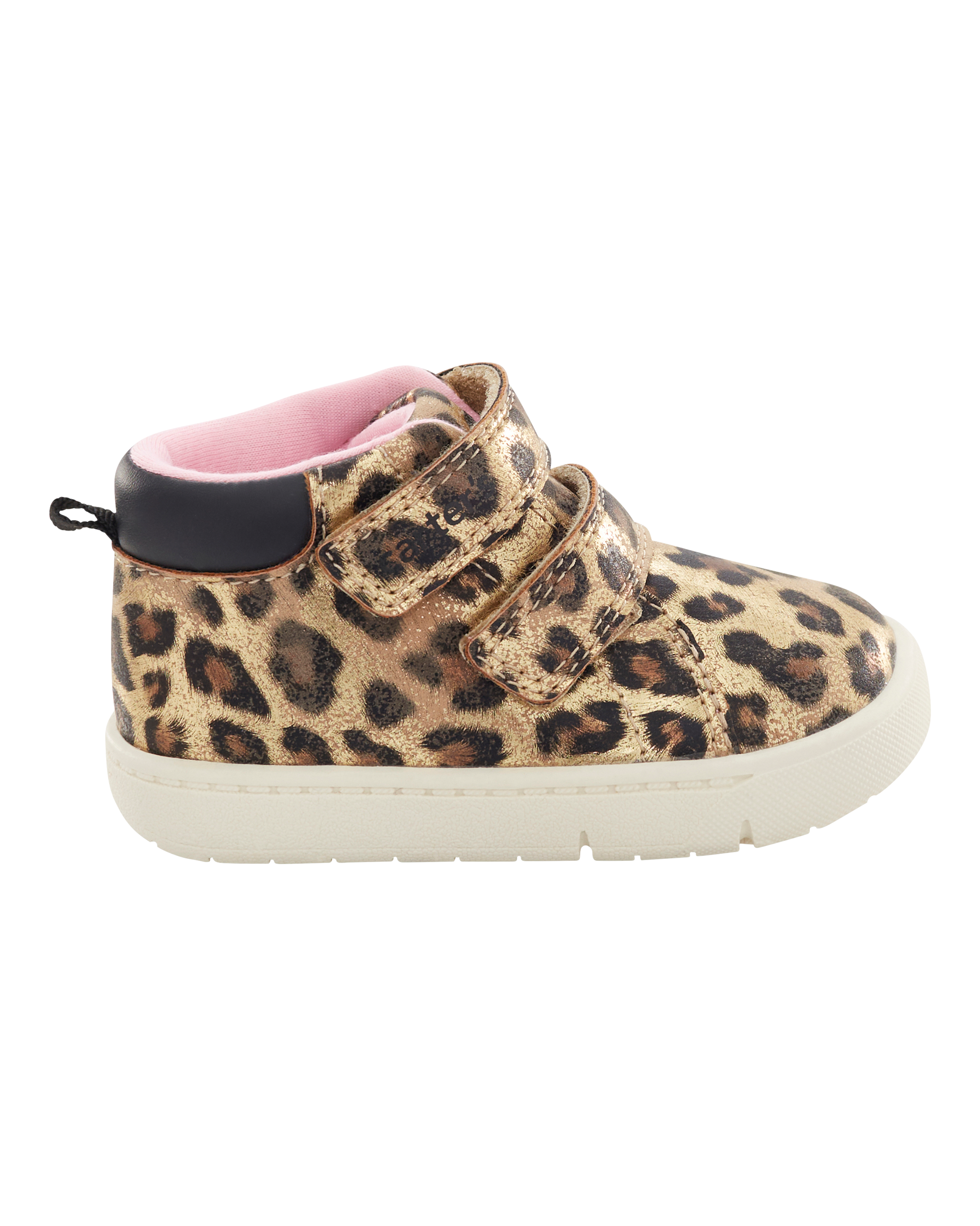 Every Step® First Walker Cheetah Print High-Top Sneakers