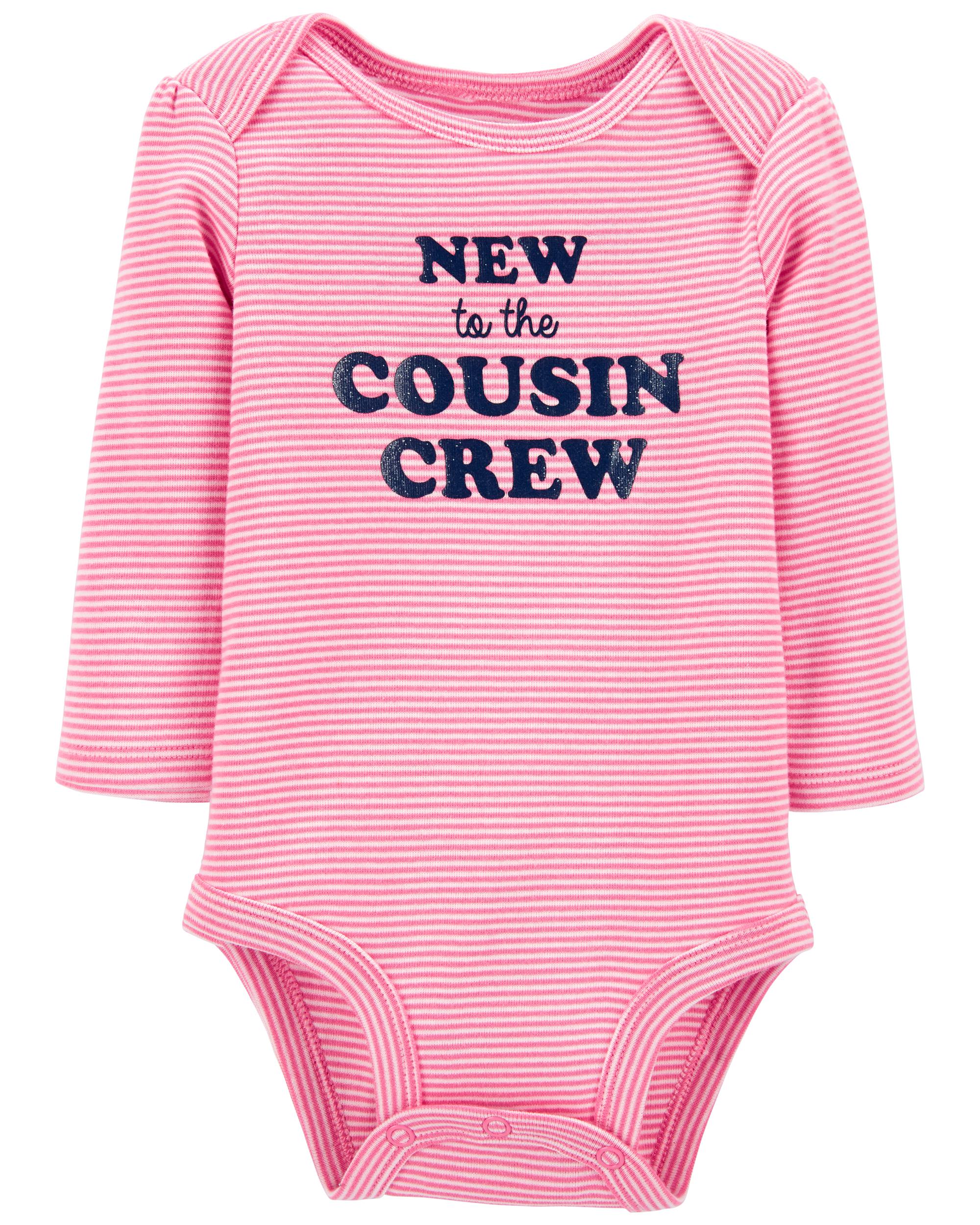 cousin crew baby onesie