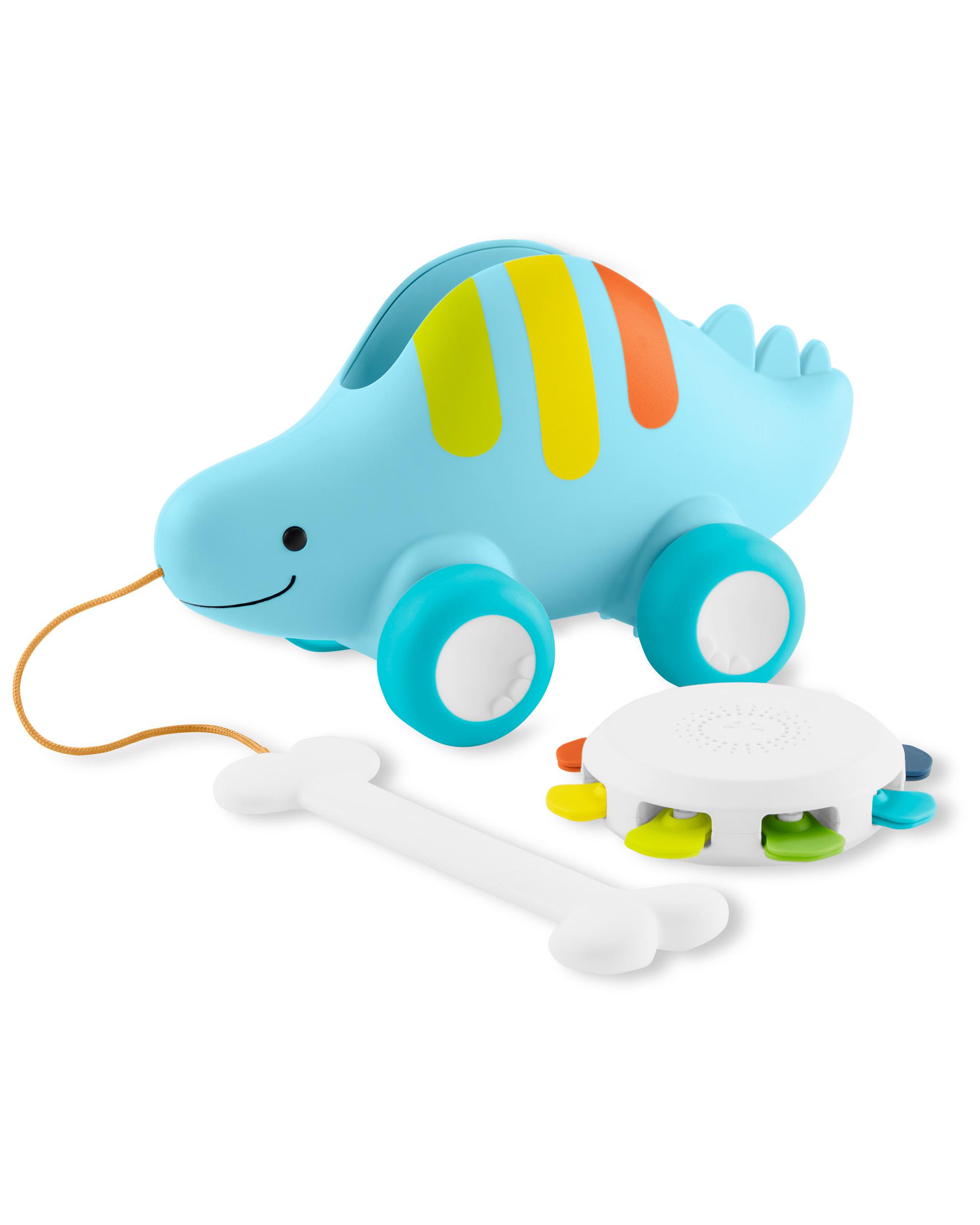 Baby Explore & More Dinosaur 3-in-1 Baby Musical Pull Toy
