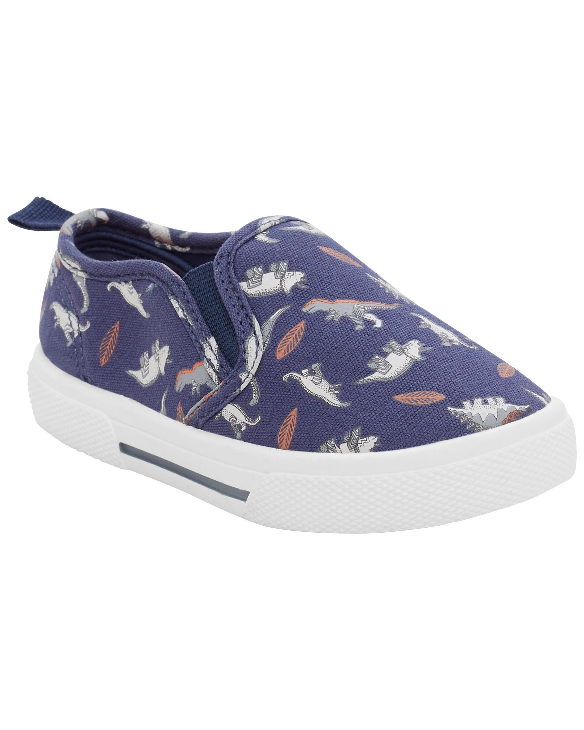 Dinosaur slip on sale on shoes