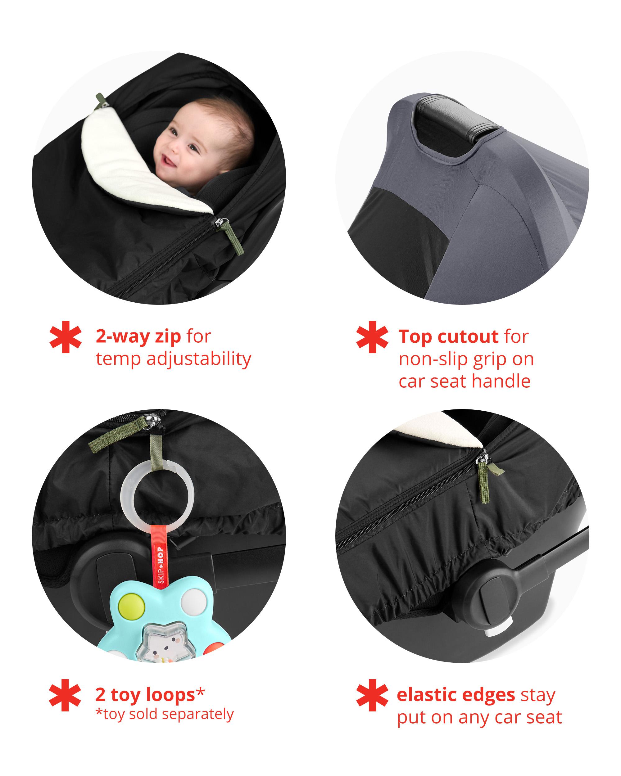All Seasons Car Seat Cover - Grey