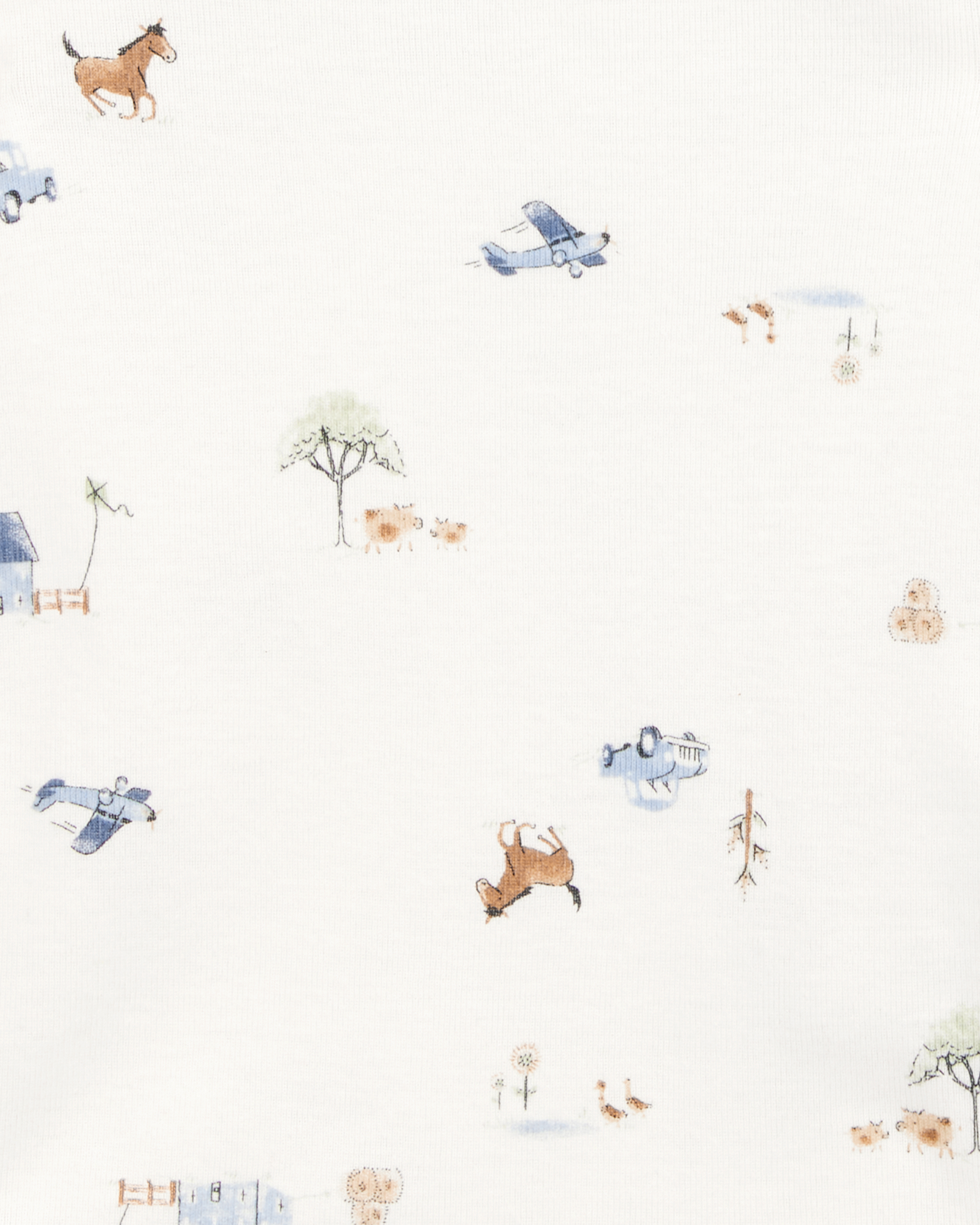 Baby Boy 5-Pack Dog Short-Sleeve Cotton Bodysuits