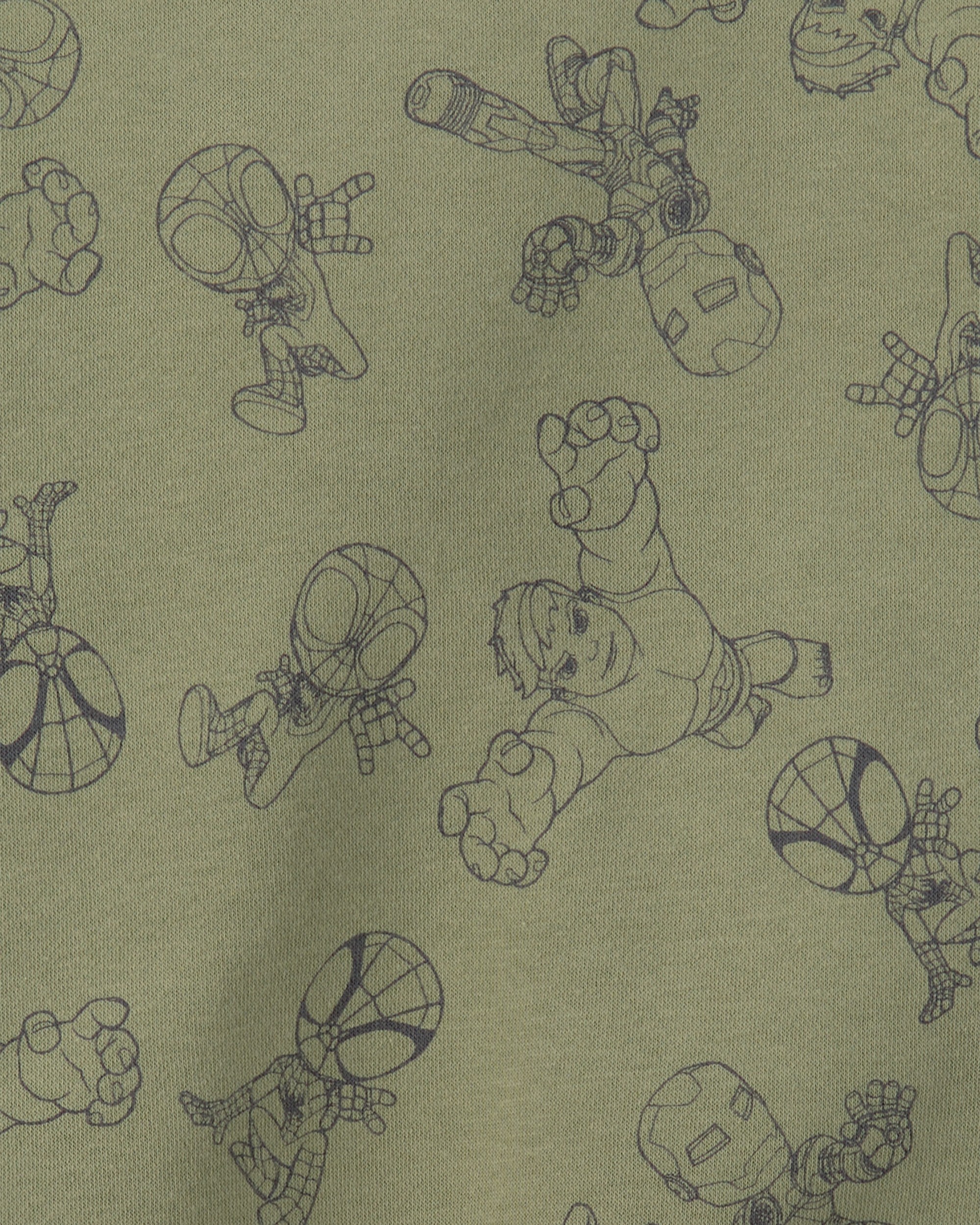 Toddler Boy ©Marvel French Terry Pullover Sweatshirt - Green