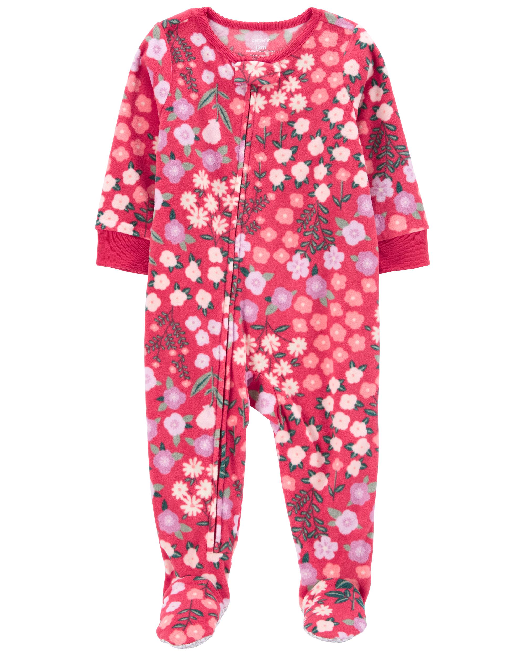 Toddler 1-Piece Fleece Foot Pyjamas