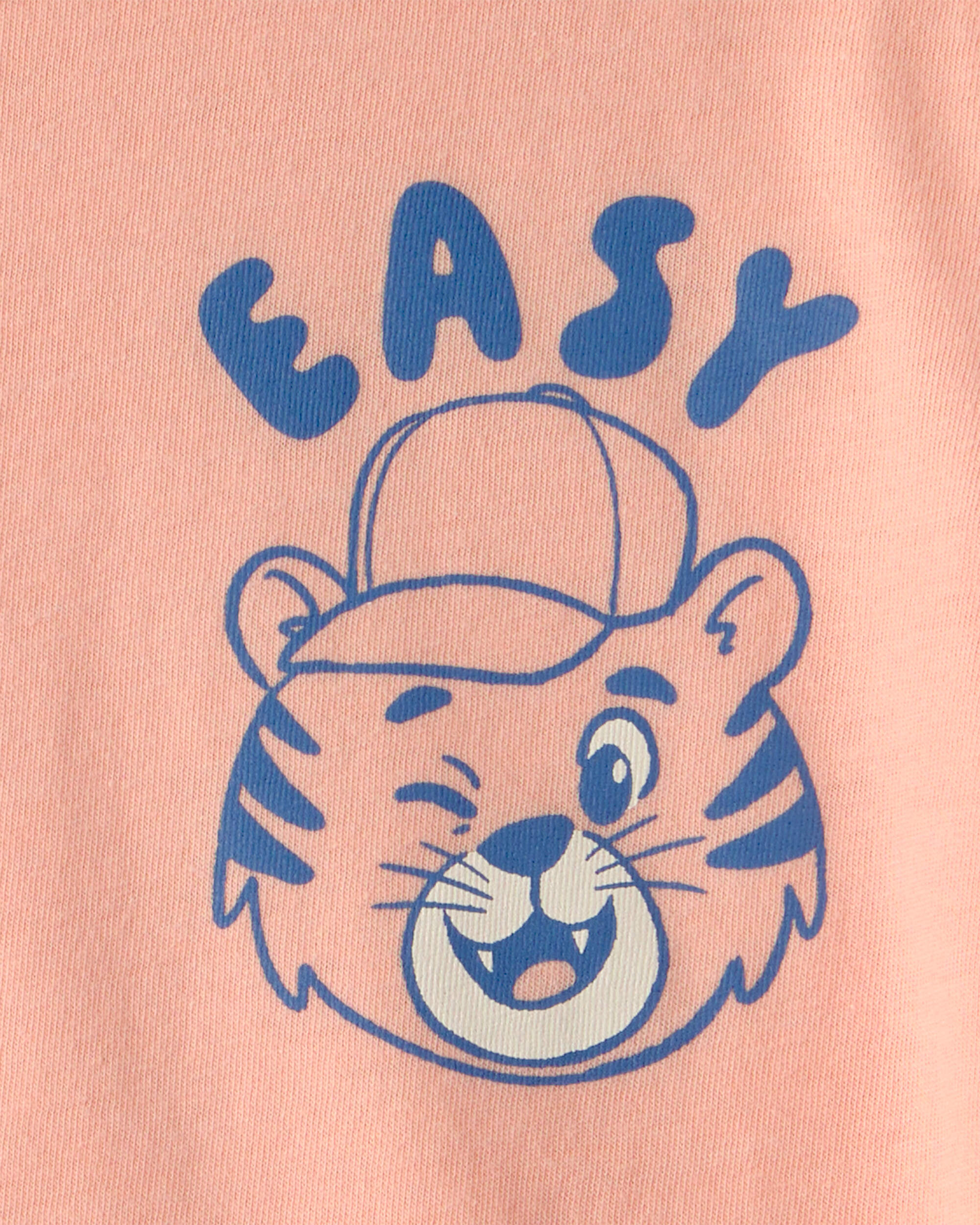 Toddler Tiger Graphic Tee - Orange