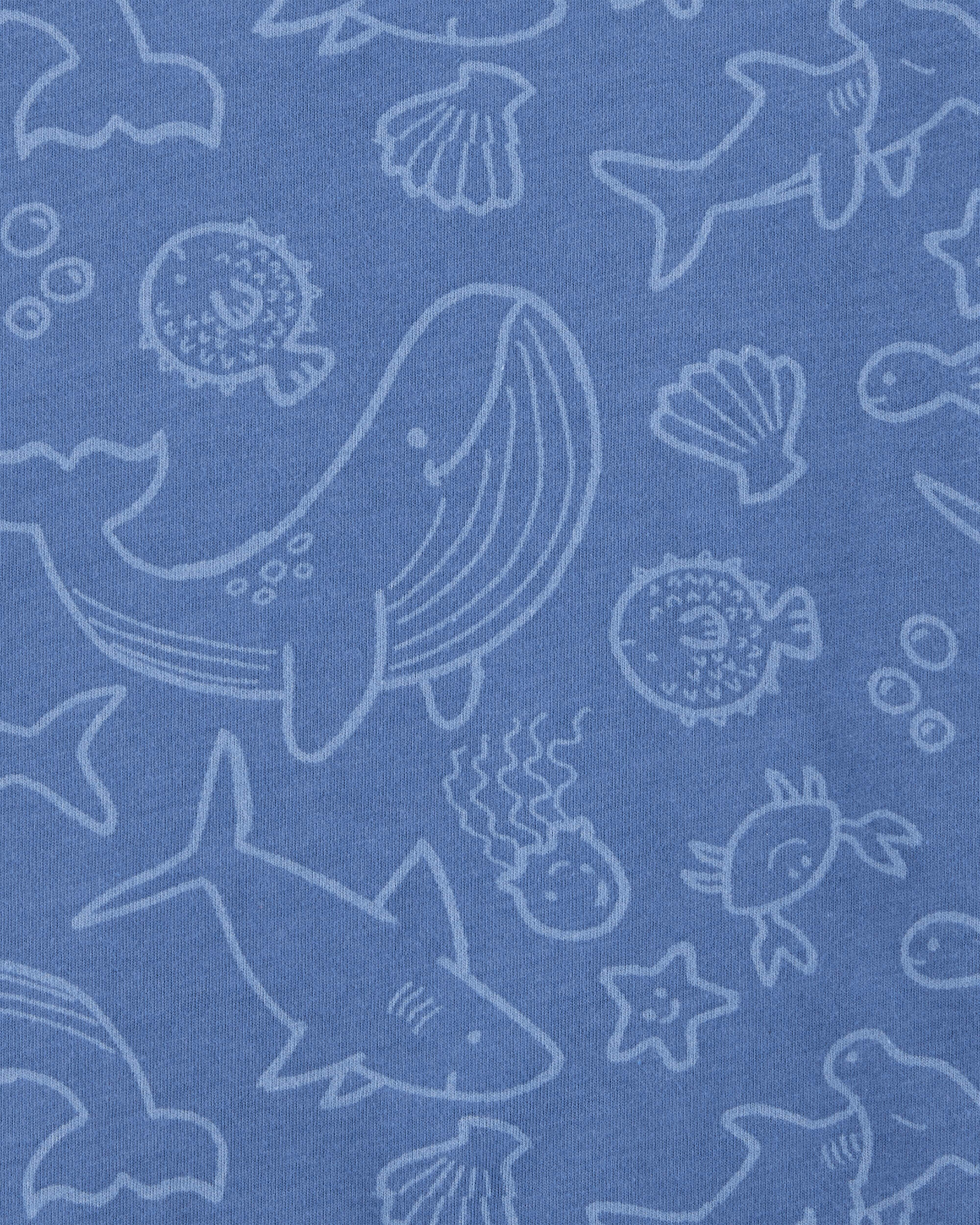 Toddler Boy Sea Animals Print Knit Short-Sleeve Tee