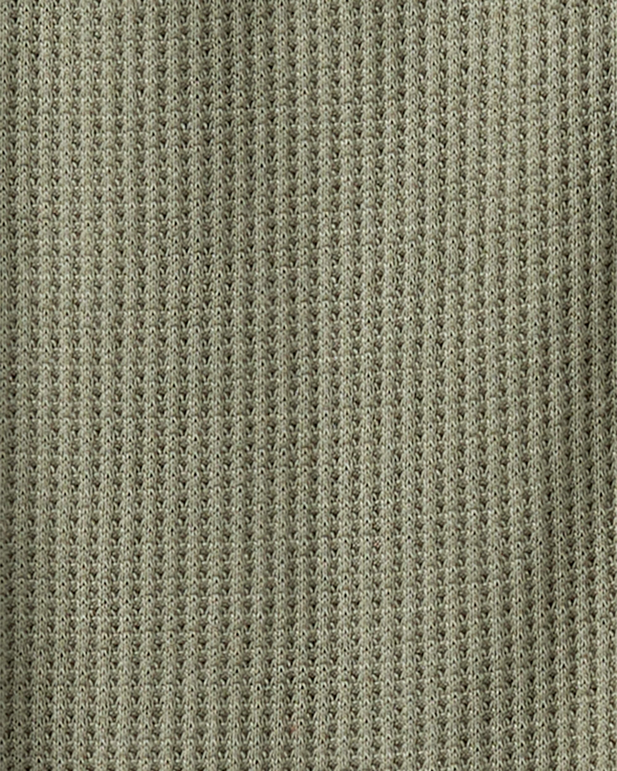 Baby Boy PurelySoft Long-Sleeve 2-Way Zip 1-Piece pyjamas - Green