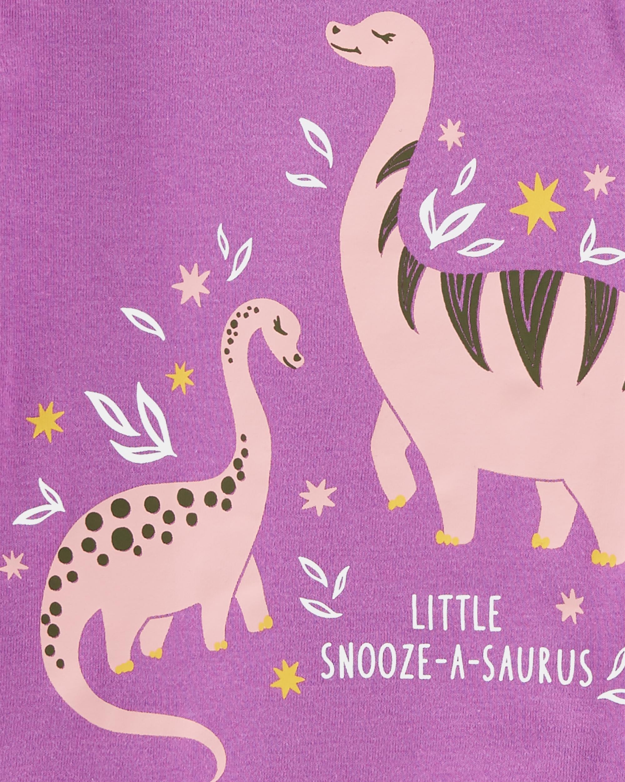 Purple 4 Piece Dinosaur 100 Snug Fit Cotton Pyjamas Carter s Oshkosh Canada