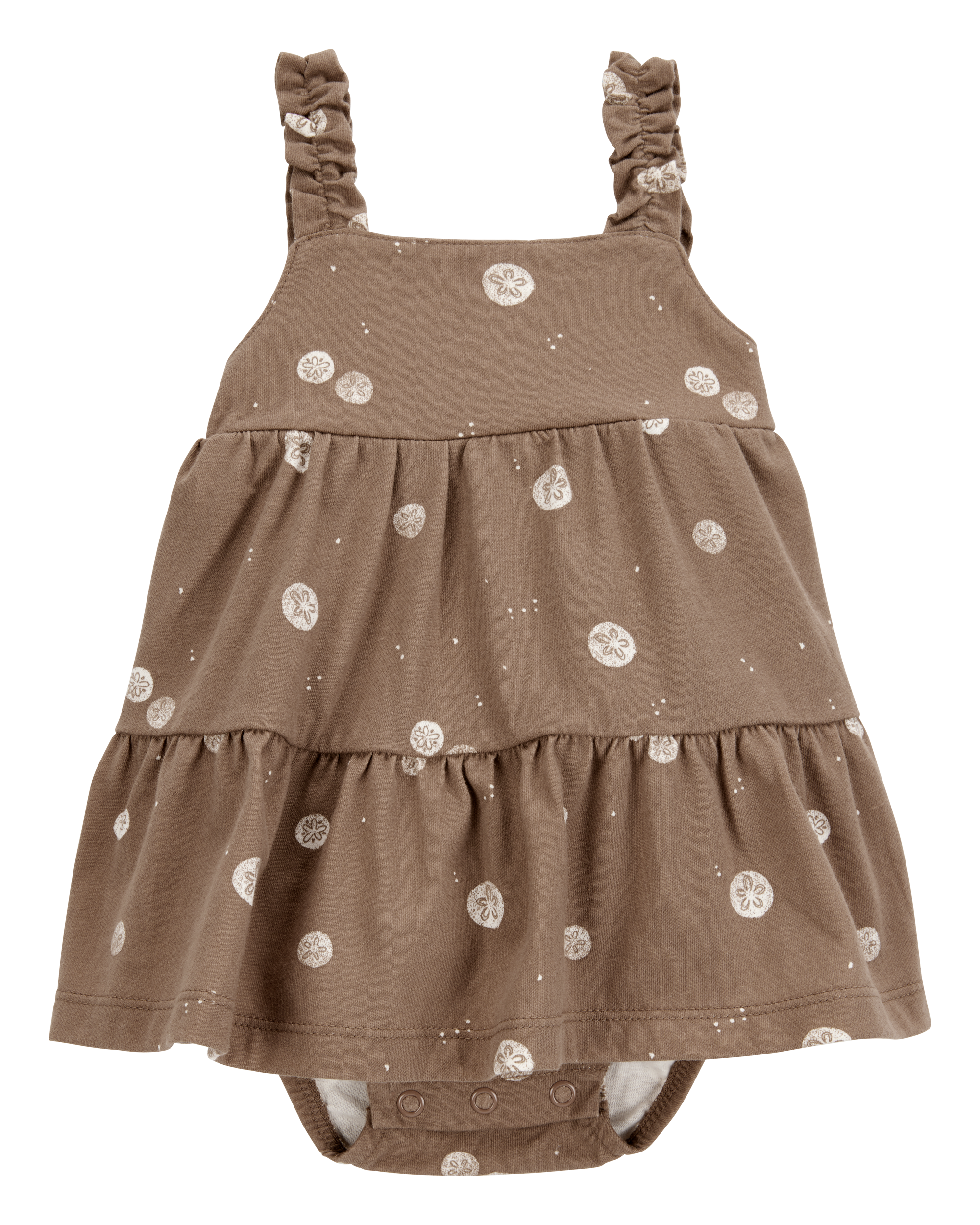 Baby Sand Dollar Tiered Sunsuit