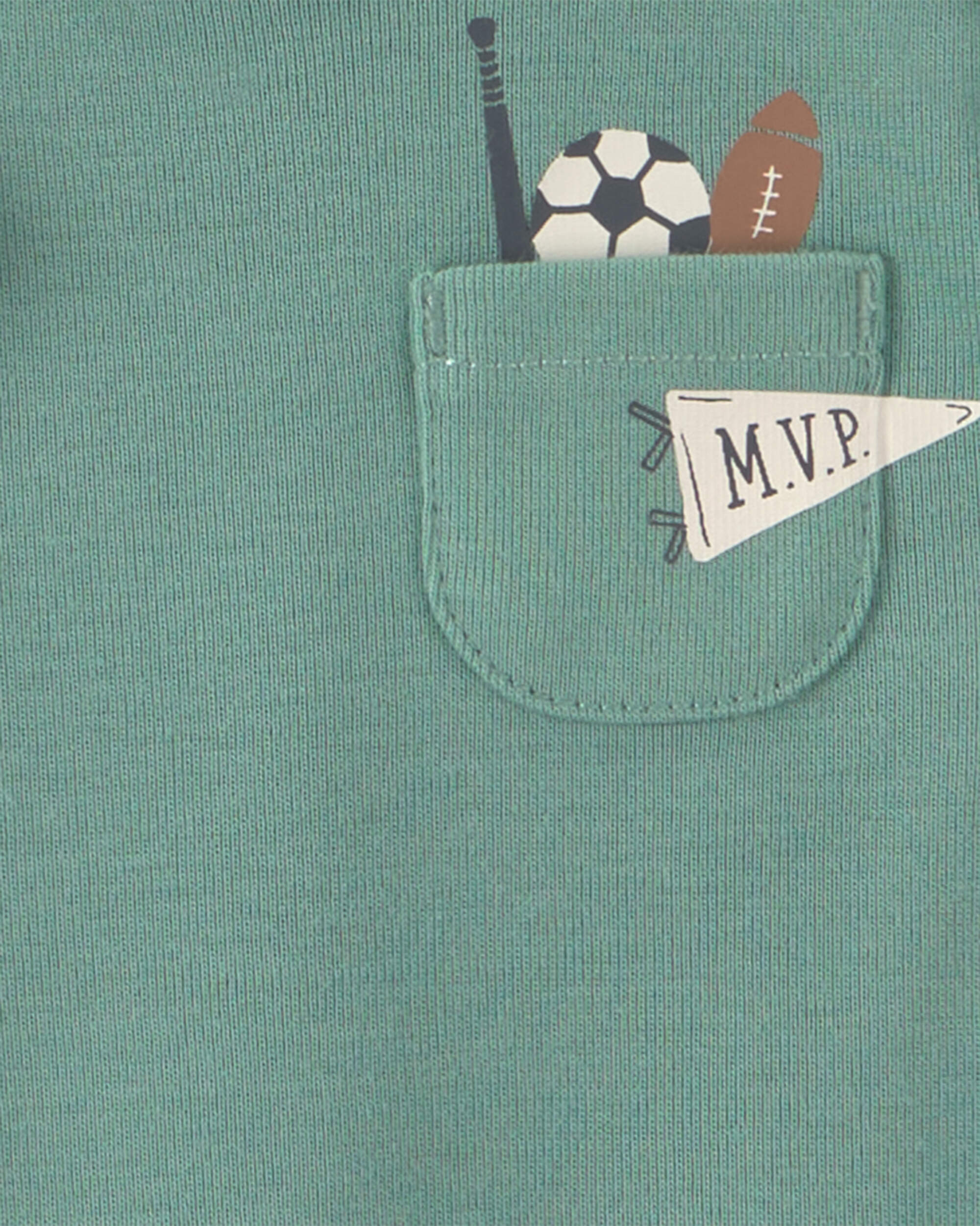 Baby Boy 5-Pack Football Multipack Bodysuits