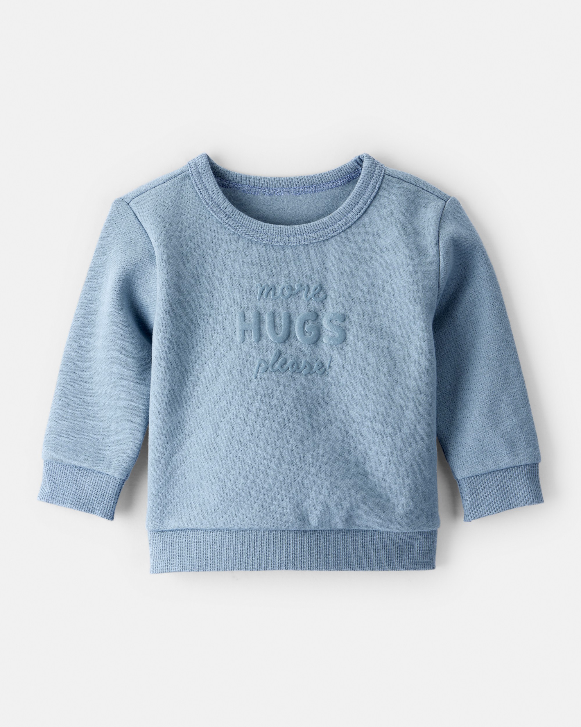 Baby Boy Fleece Sweatshirt - Blue