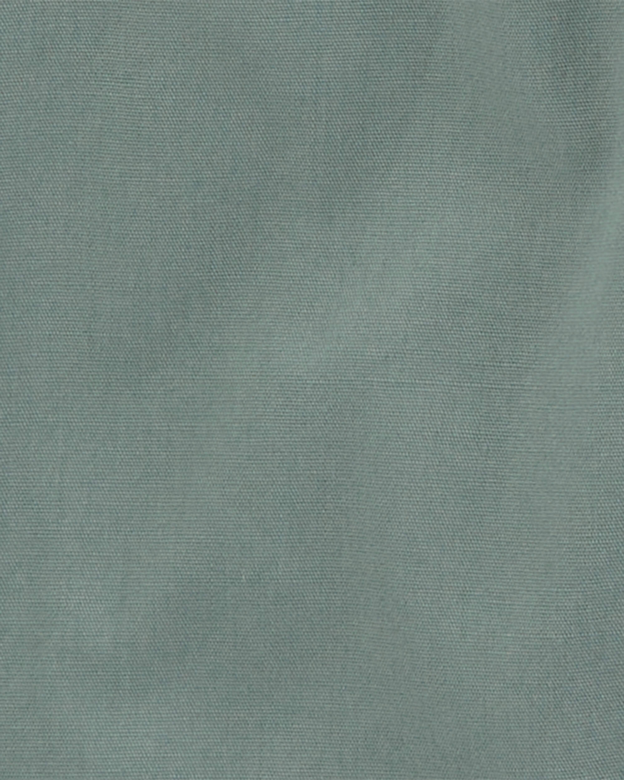 Baby Plaid Lined Lightweight Canvas Overalls