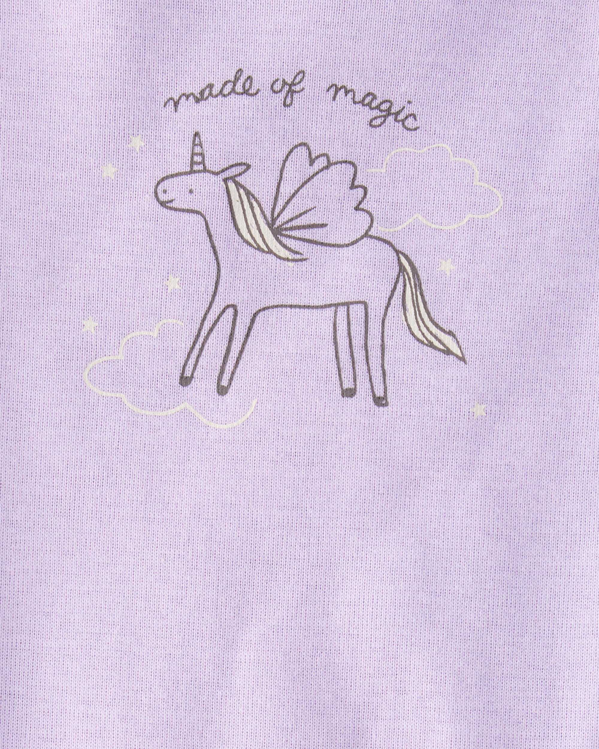 Baby 3-Piece Fantasy Print Little Jacket Set - Cream/Purple