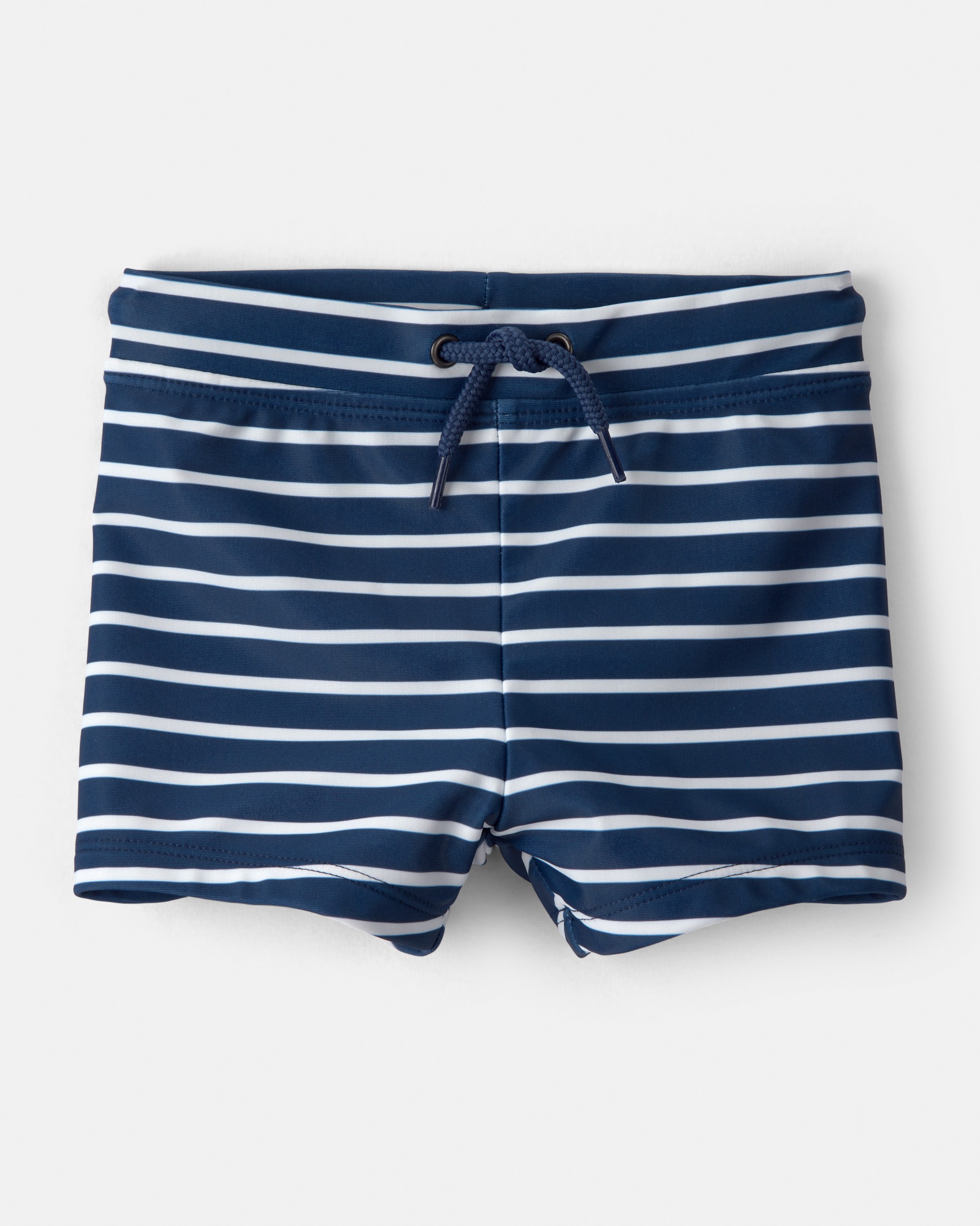 Baby Boy 2-Piece Pelican Long-Sleeve Rashguard Swimsuit Set - Navy/White