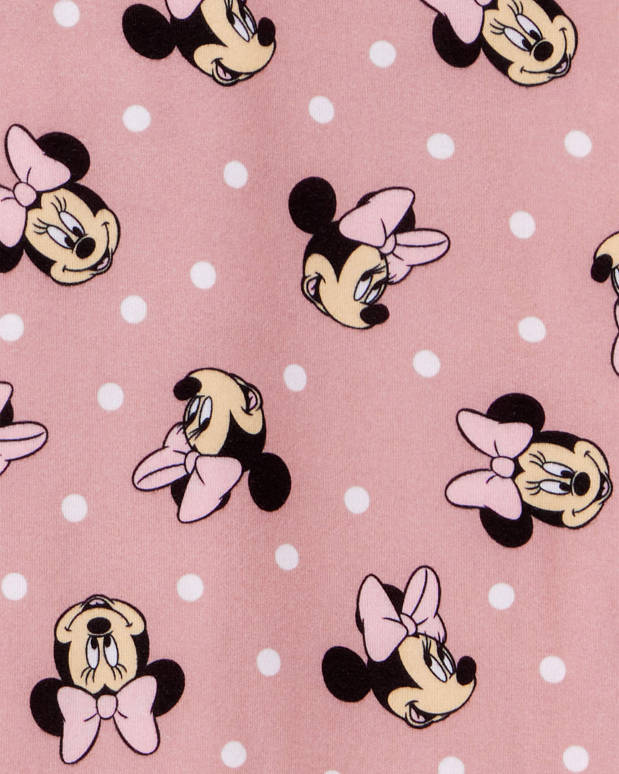 Kid Disney© Minnie Mouse Coat-Style Loose Fit 2-Piece Pyjamas - Pink