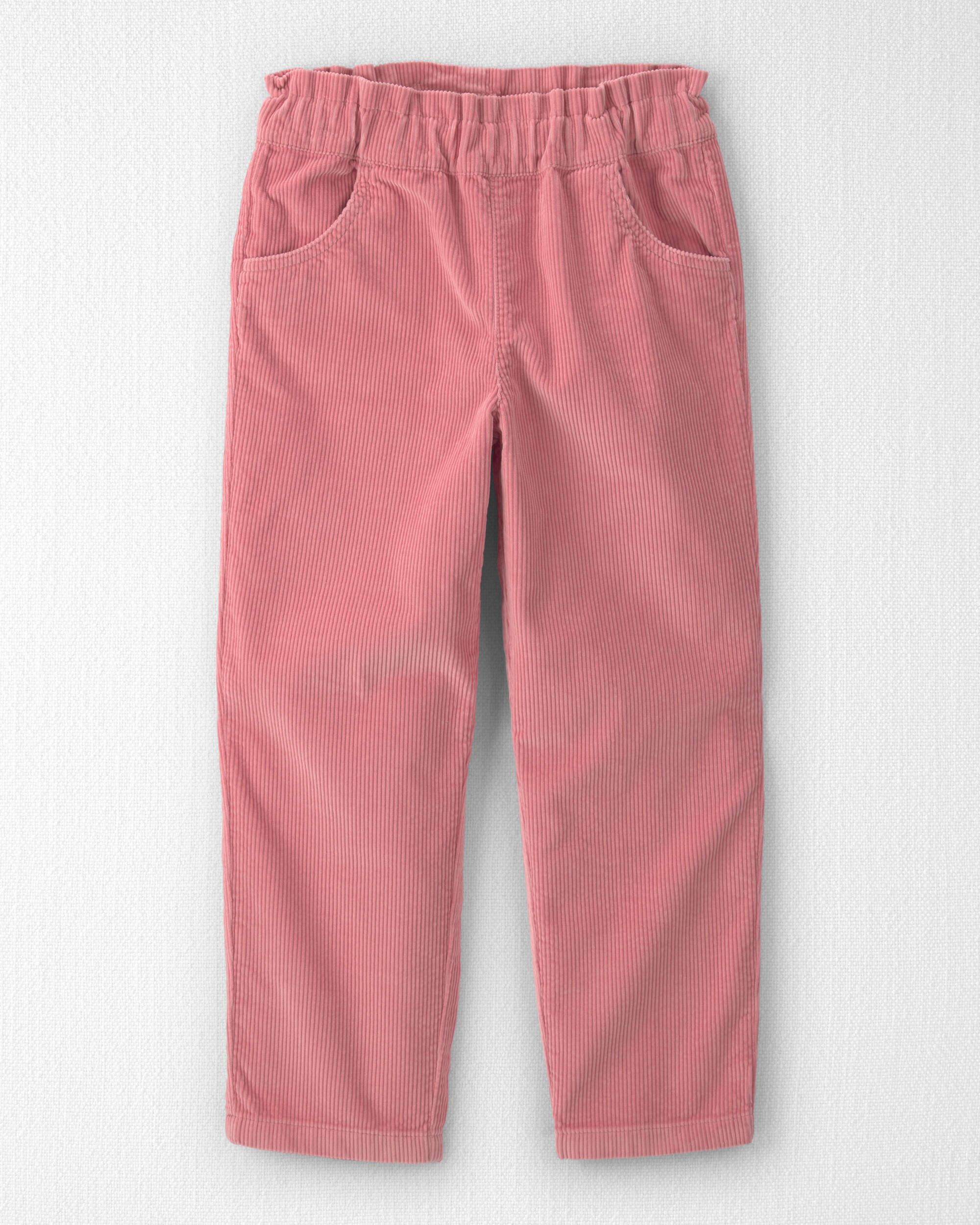 Girls Organic Cotton Pull On Corduroy Pants