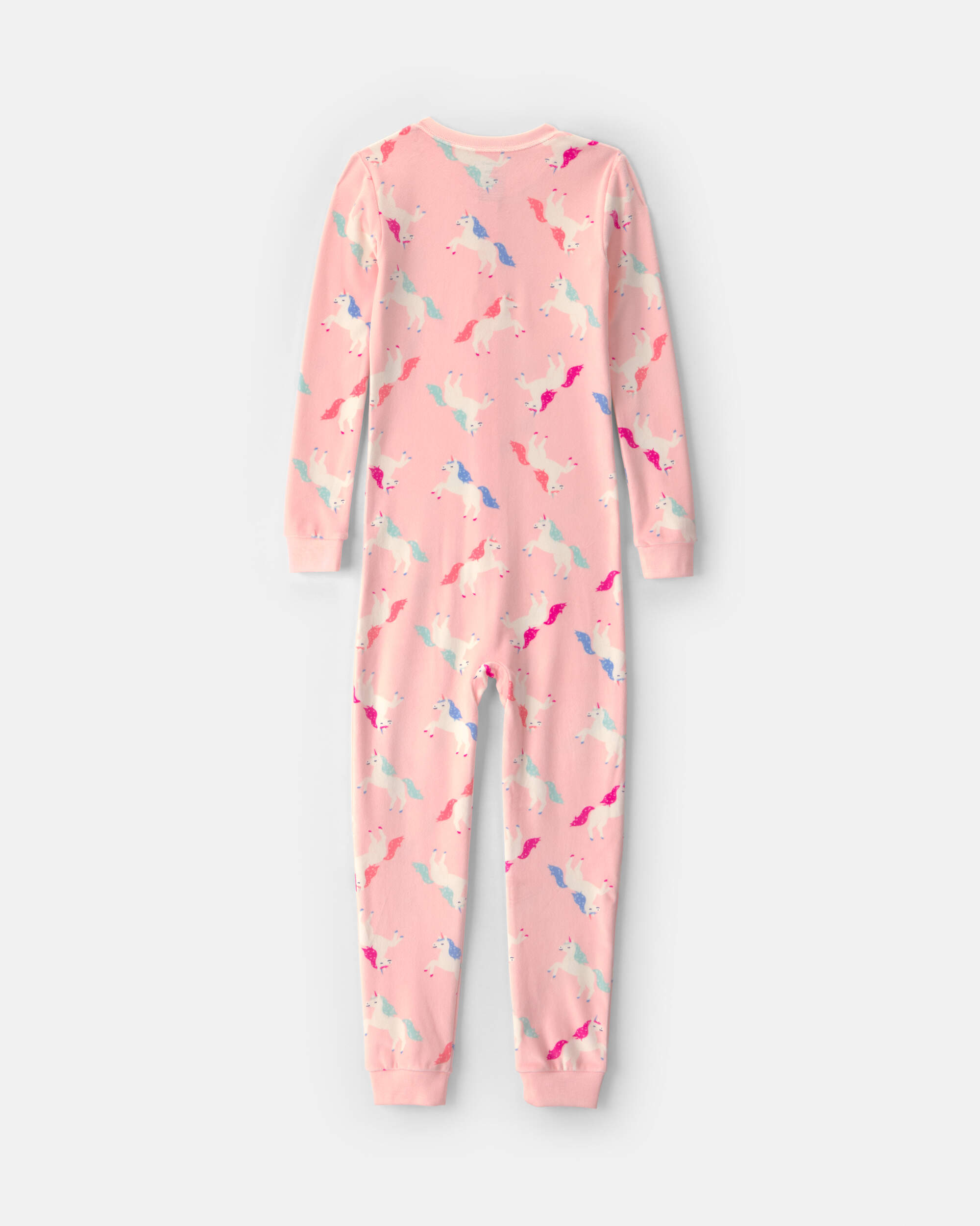 Girls 1-Piece Unicorn DreamPlush Snug Fit Pyjama - Pink